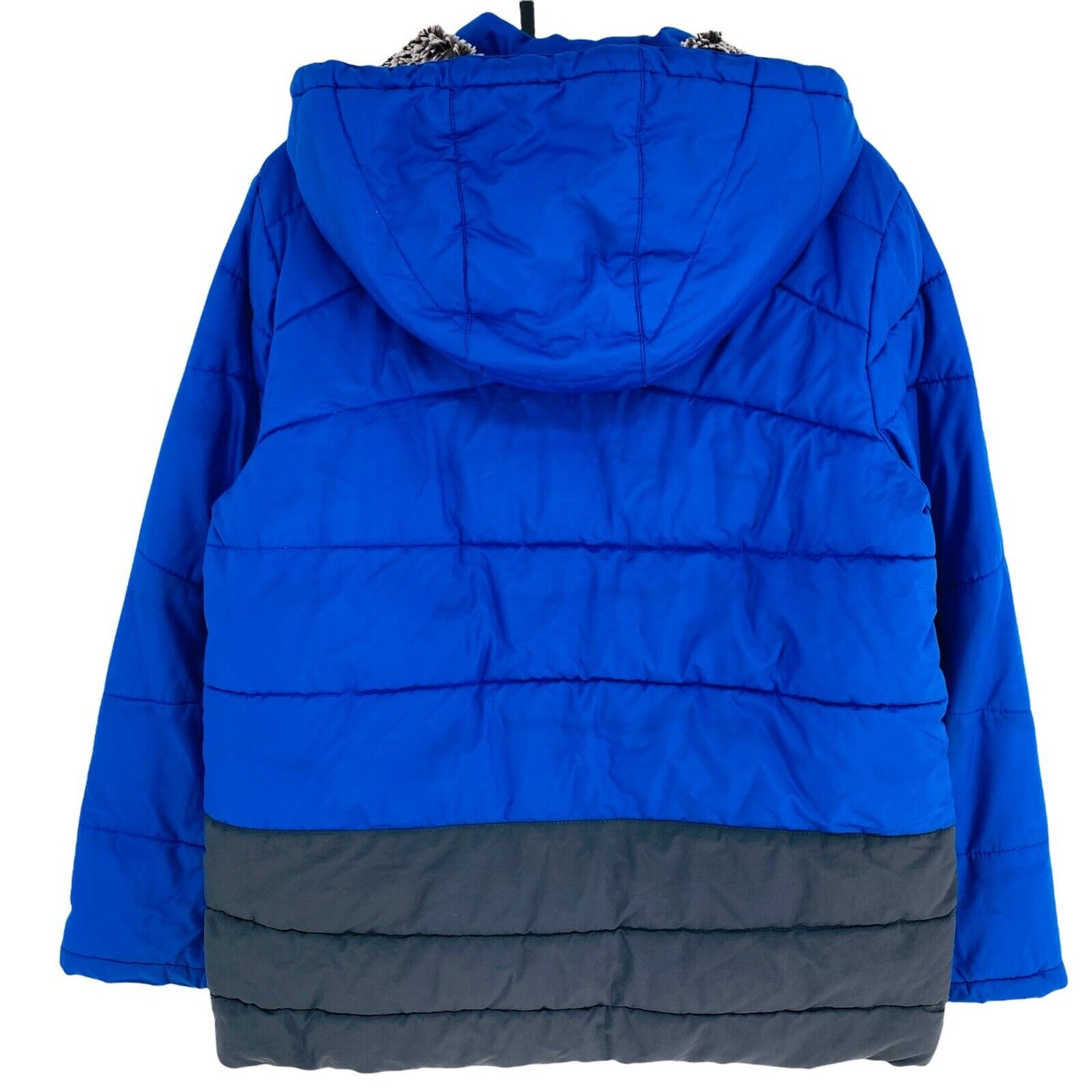 DAKS Blue Hooded Puffer Jacket Coat Size Boys 150 cm 13 years