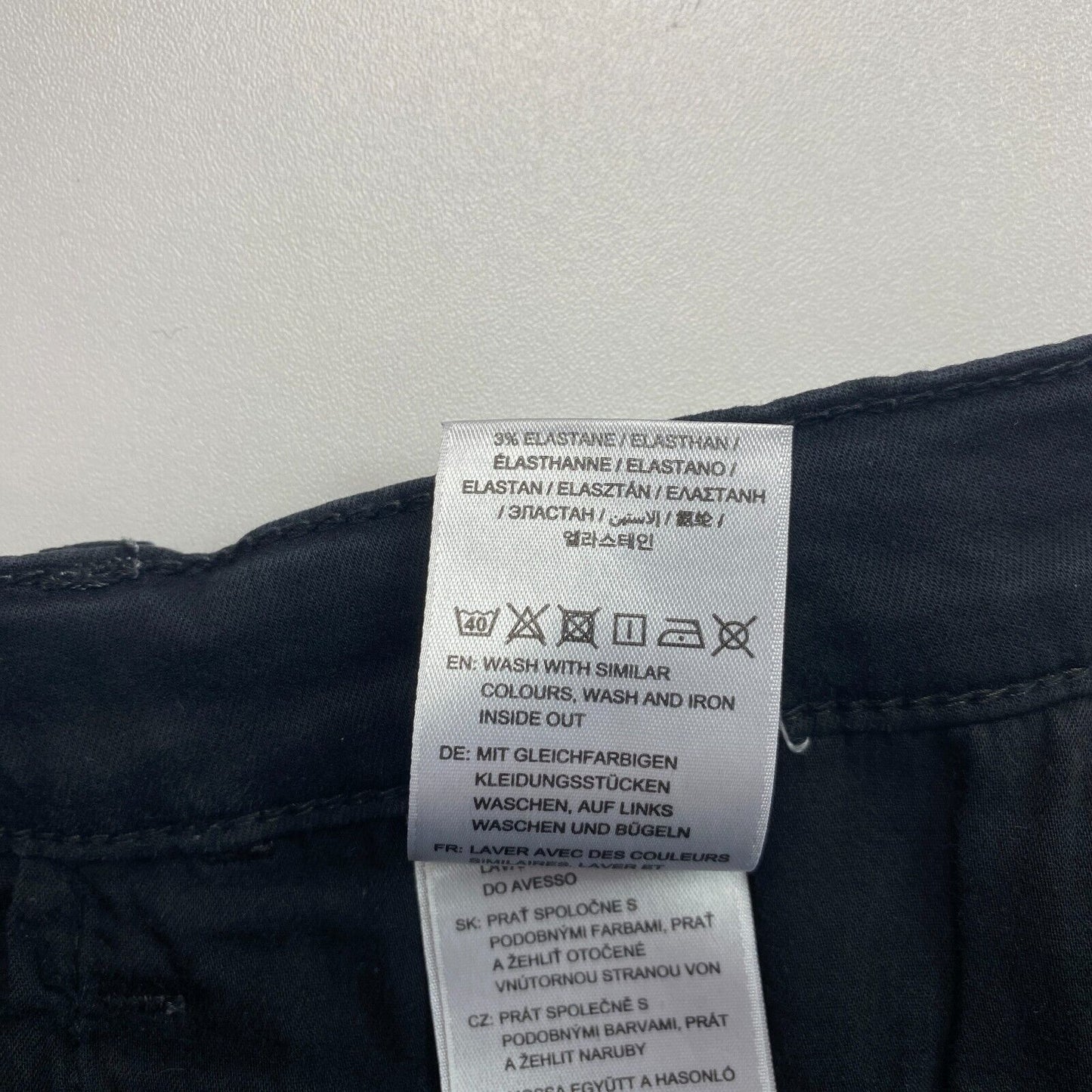 GANT NELLA Damen Schwarze Röhrenjeans Größe S