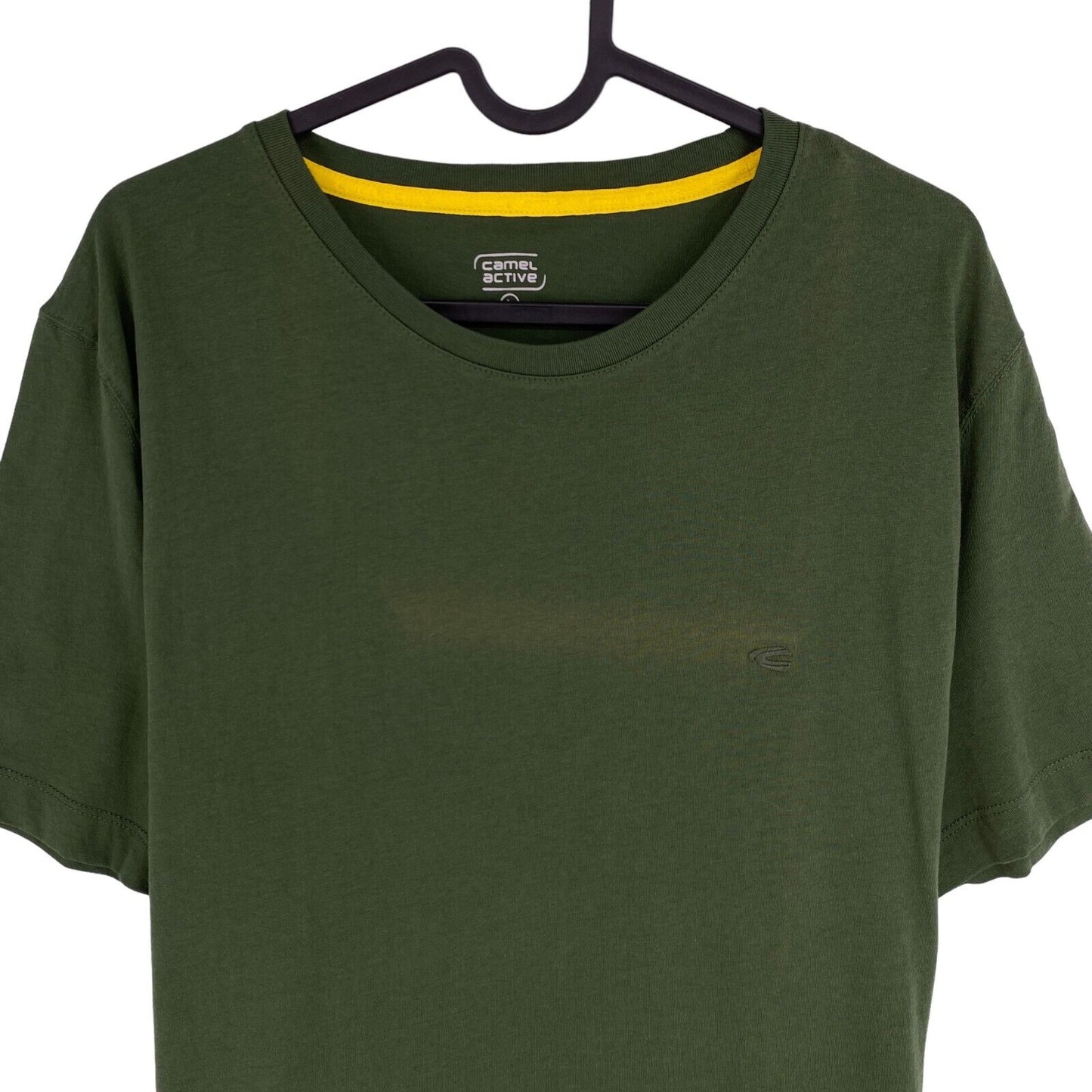 CAMEL ACTIVE T-shirt vert à col rond Taille L