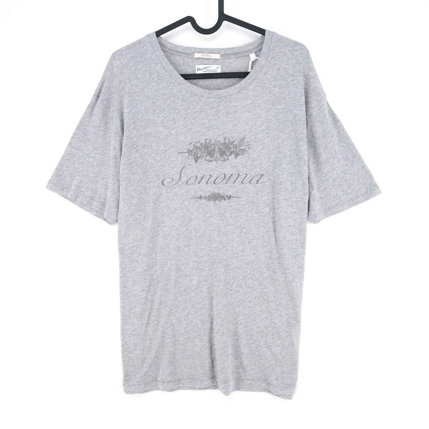 GANT Mens Grey The Wino Crew Neck T Shirt Size M