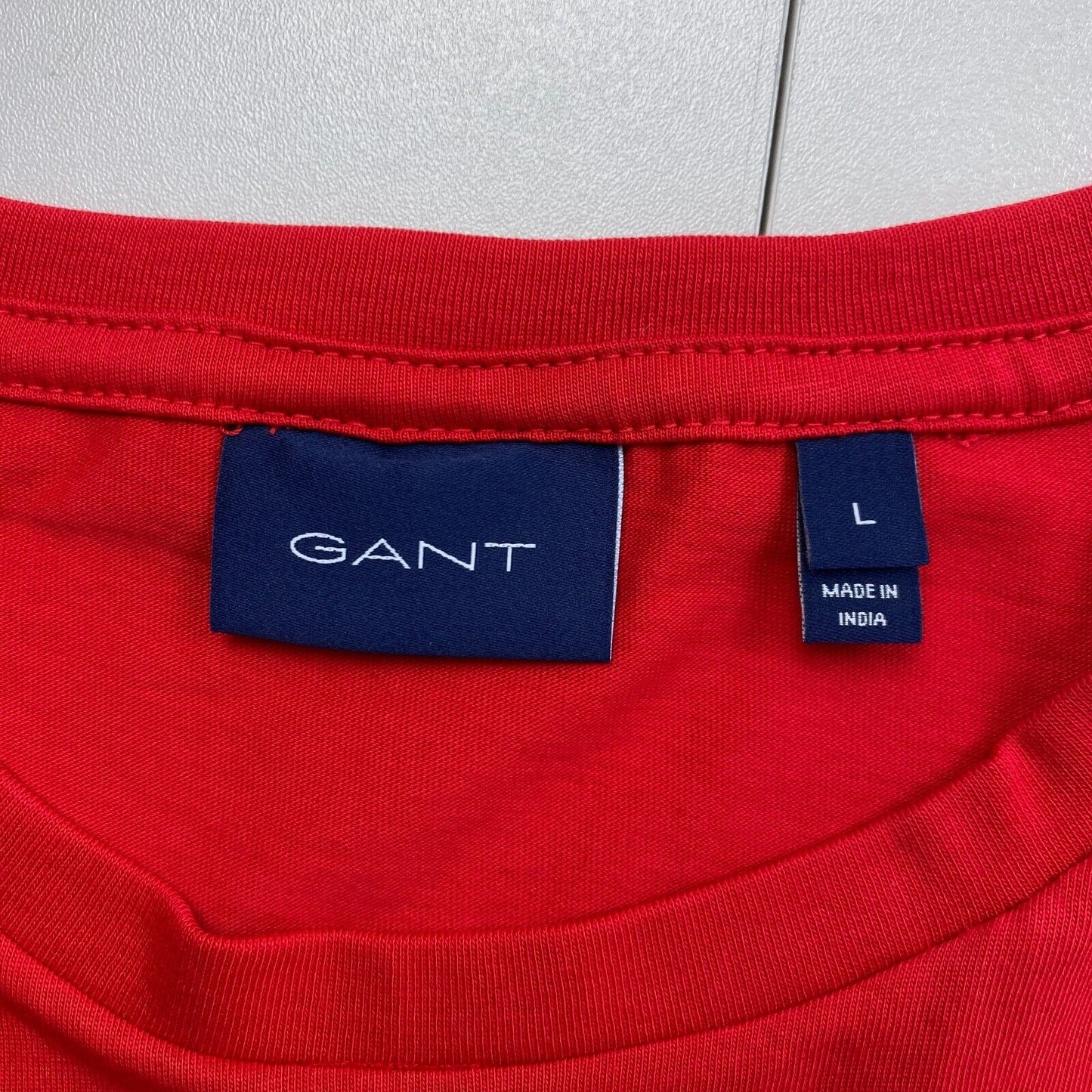 GANT Red Original Crew Neck T-Shirt Size L