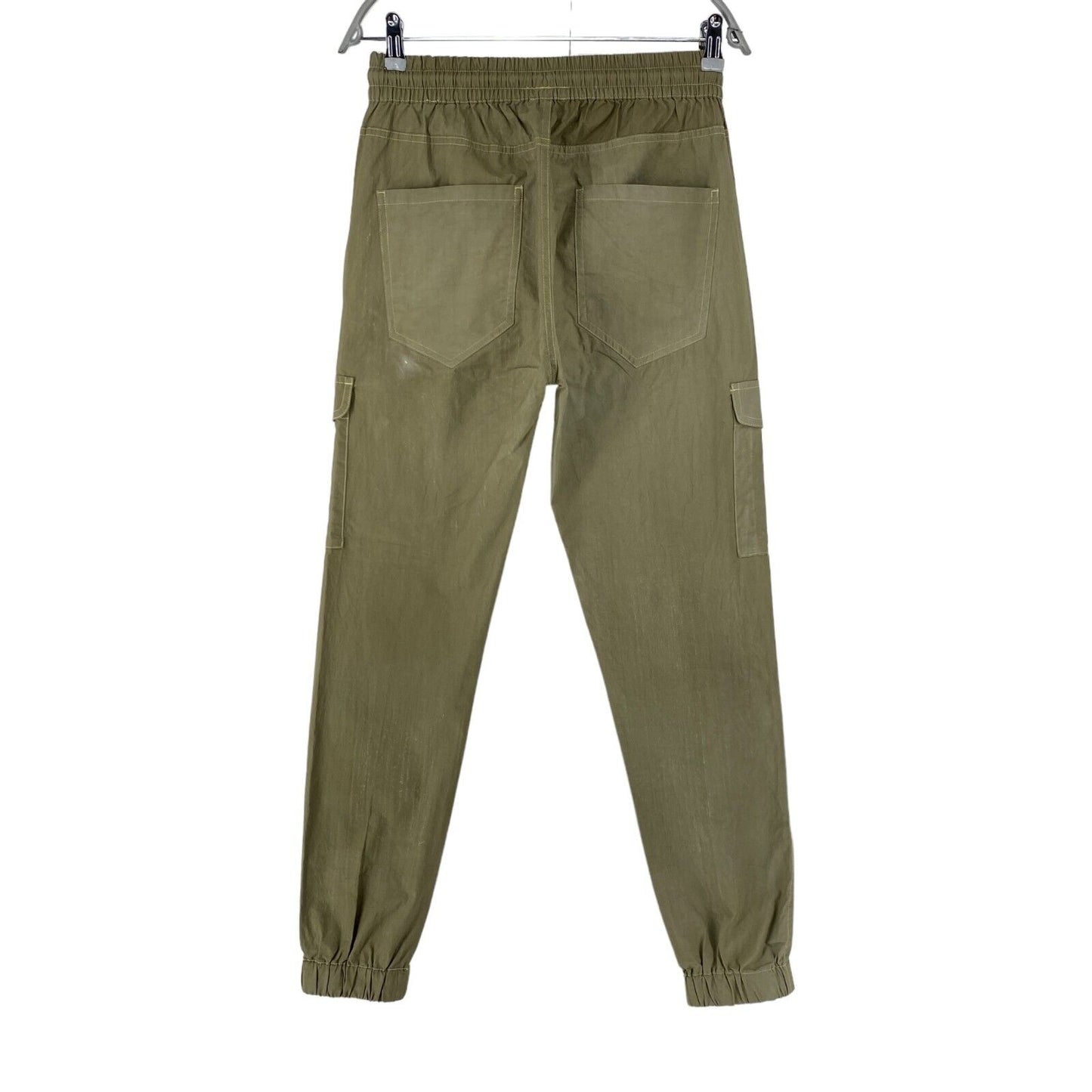 DIESEL URSULA Women Khaki Green Regular Fit Cargo Trousers Size EUR 40