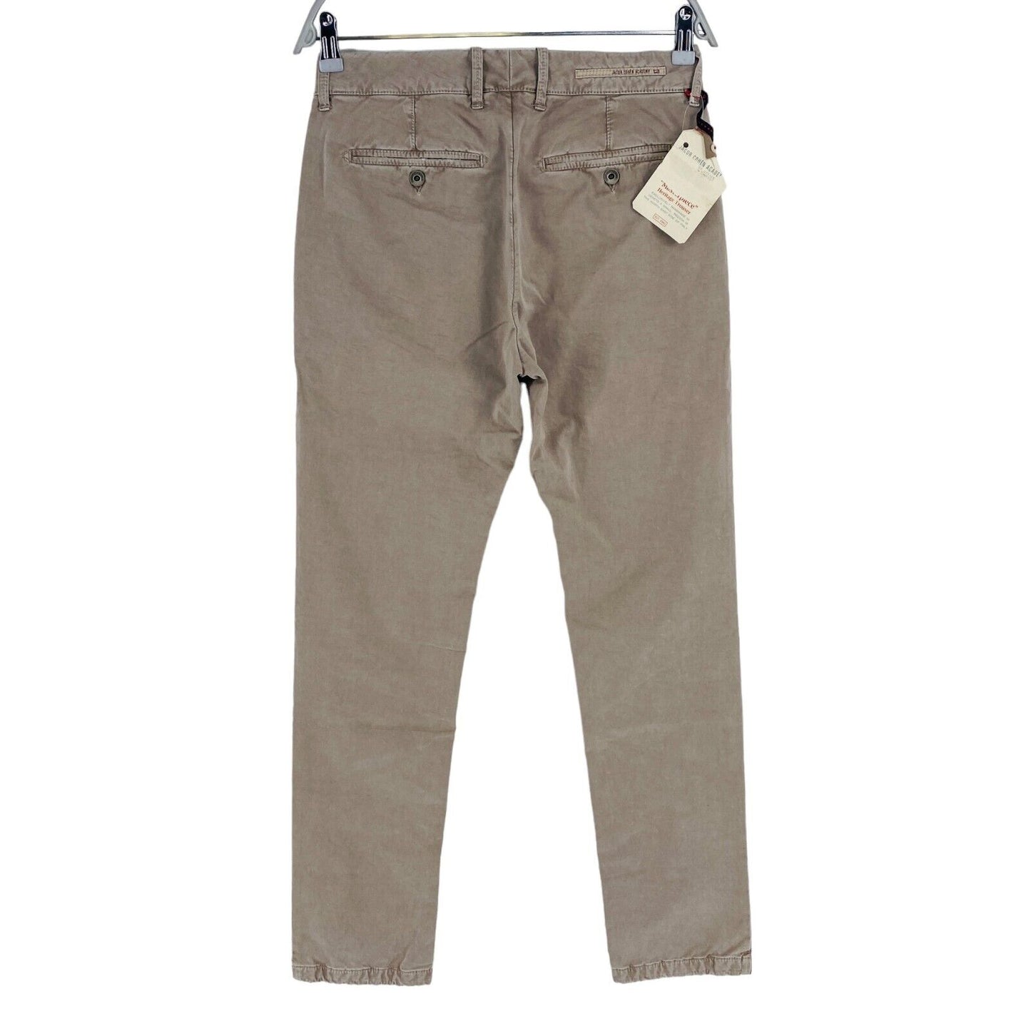 Jacob Cohen Herren BOBBY Braun Slim Chino Hose Größe W30 L34 Made in Italy