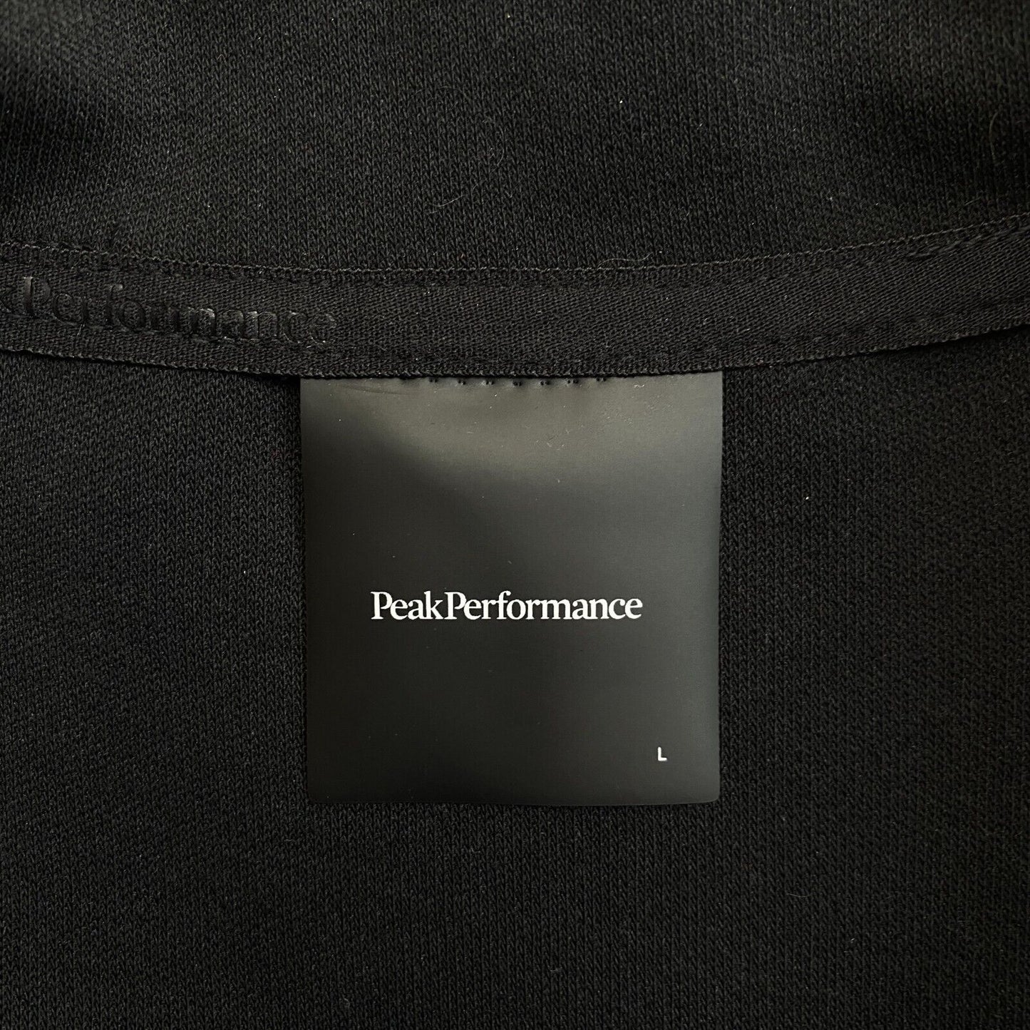 Peak Performance Black Tech Full Zip Long Sleeves Dress Size L