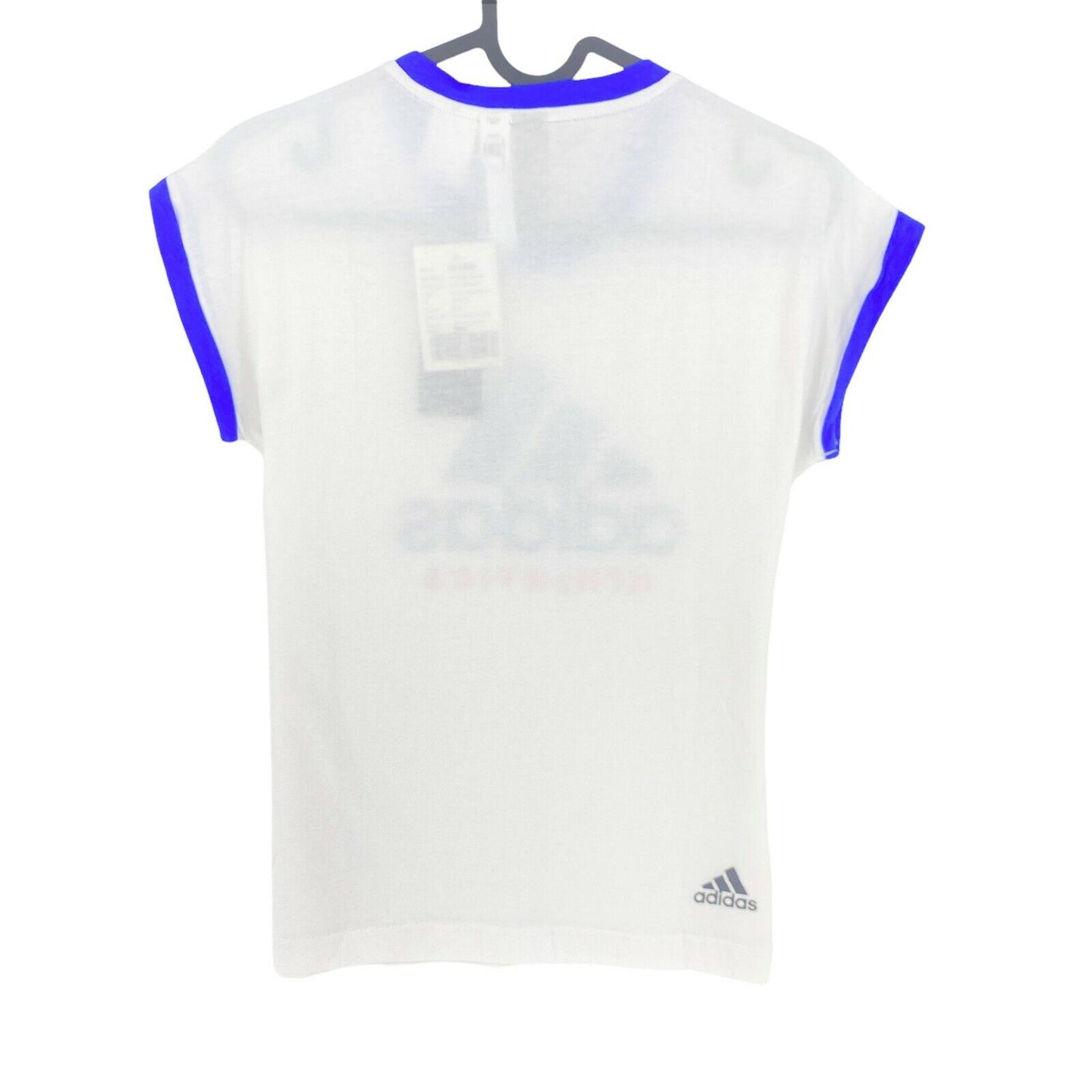 Adidas Sport T-Shirt mit Rundhalsausschnitt, weiß, Größe 11–12 Jahre