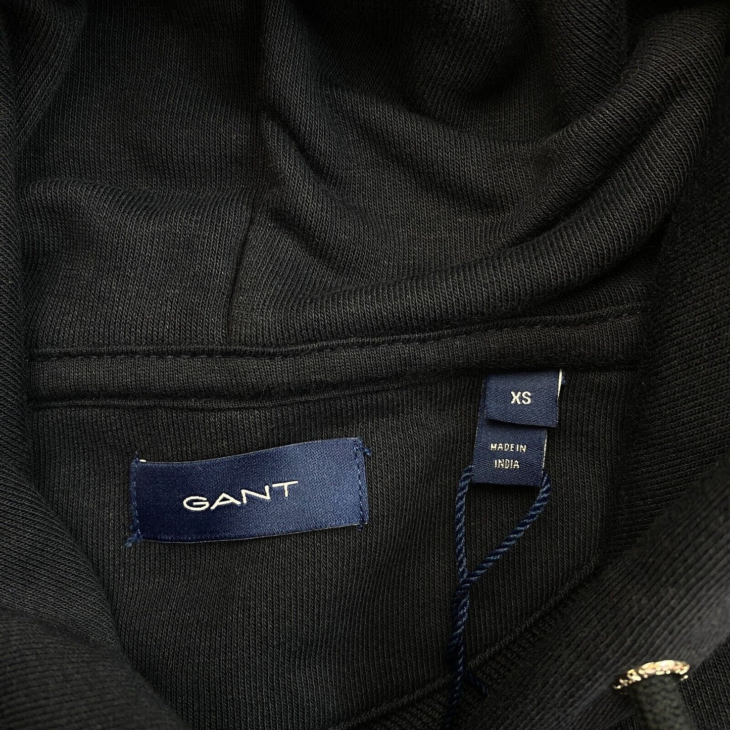 GANT Navy Blue Tonal Archive Shield Hoodie Dress Size XS