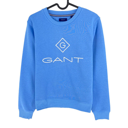 GANT Blue Lock Up Crew Neck Sweater Jumper Size S