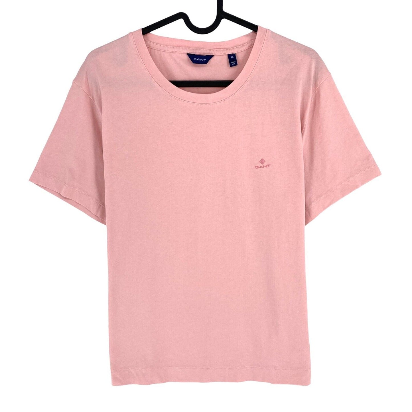 GANT Women Pink Original Crew Neck Short Sleeves T Shirt Size XL