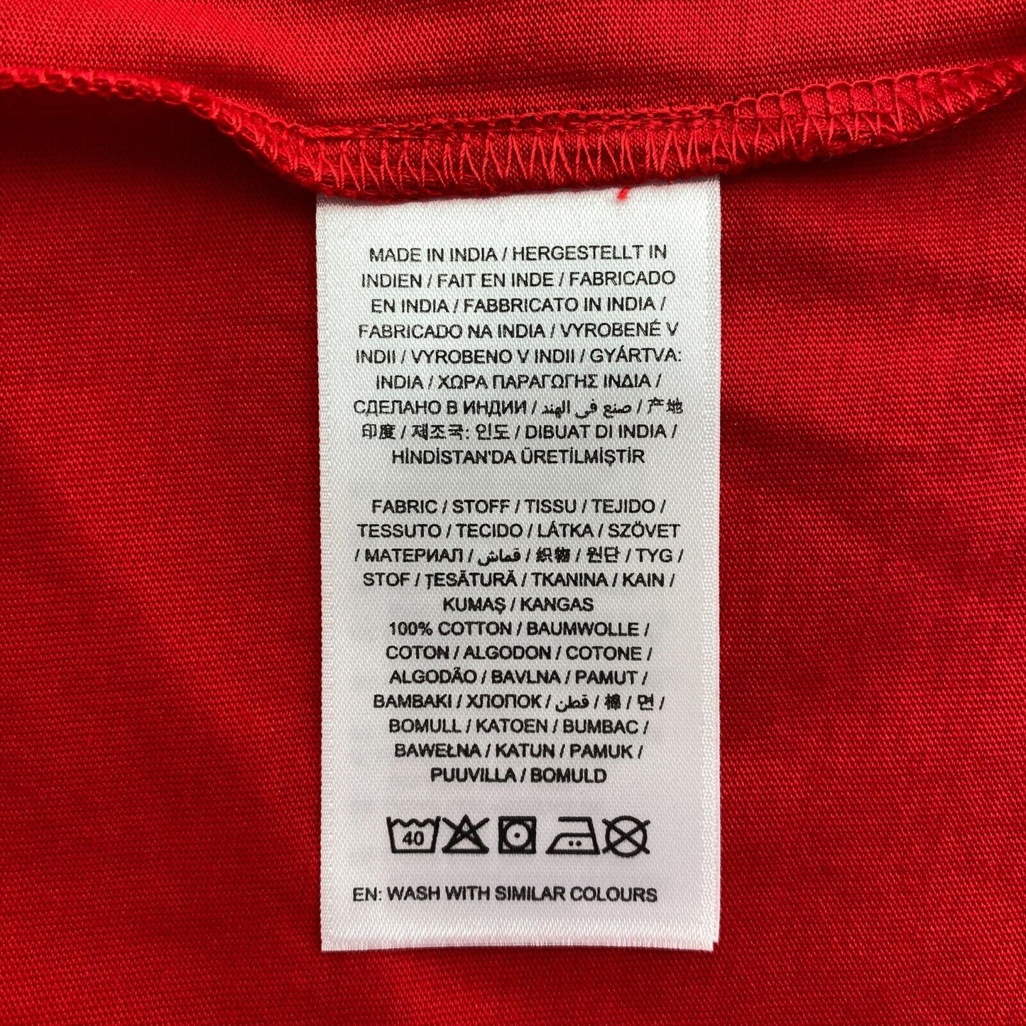 GANT Rot Original Rundhals T-Shirt Größe L