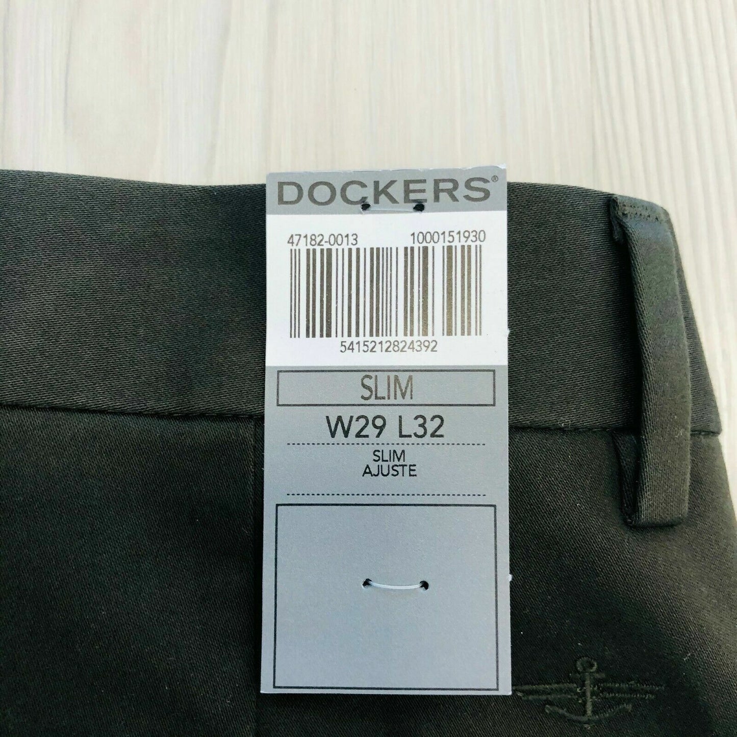 DOCKERS Insignia Wrinkle Free Slim Green Pants Trousers W29 L32 / W36 L36