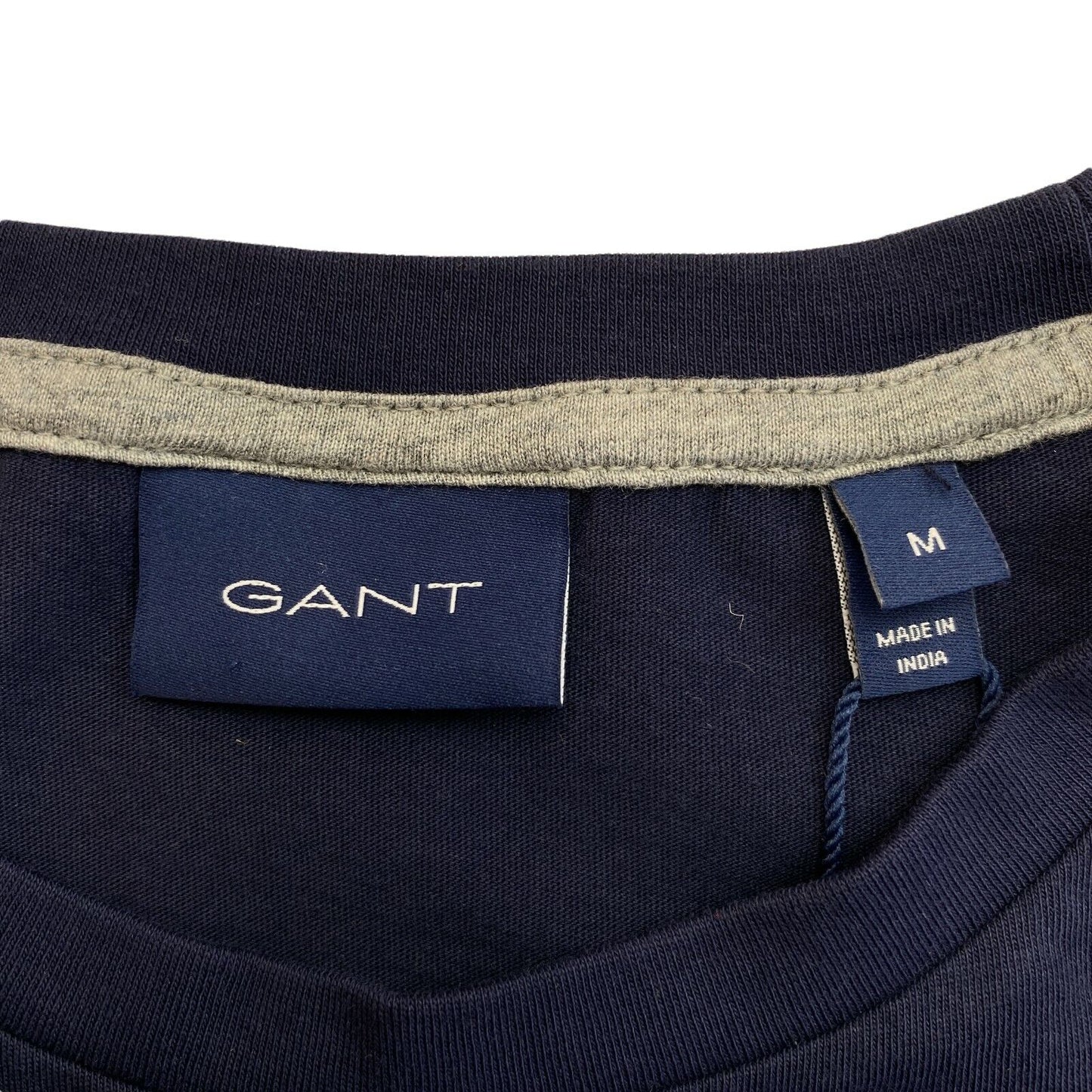 GANT T-shirt à col rond bleu marine Arch Outline Taille M