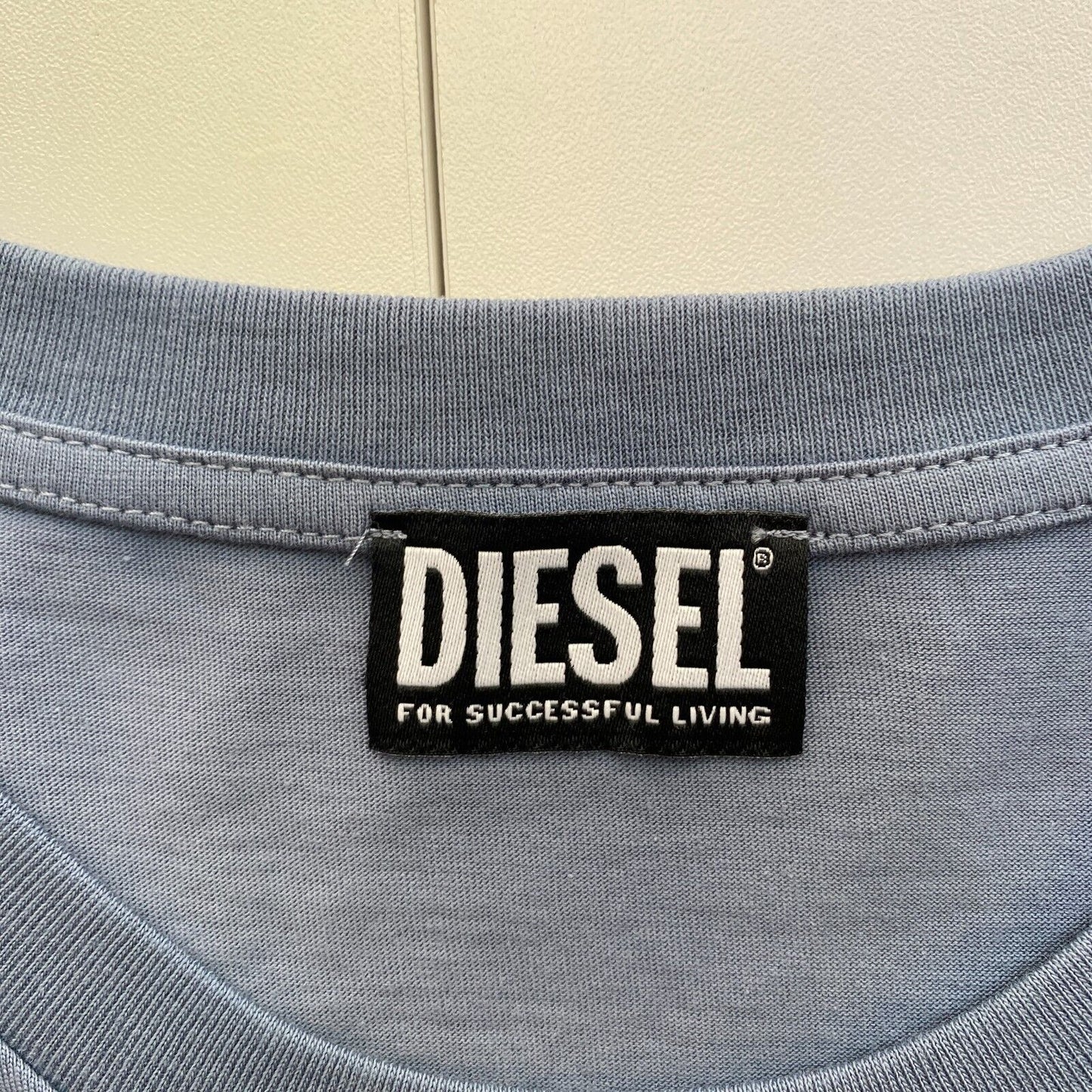 DIESEL Men Dark Blue T-JUST-K3 Crew Neck Short Sleeves T Shirt Size M