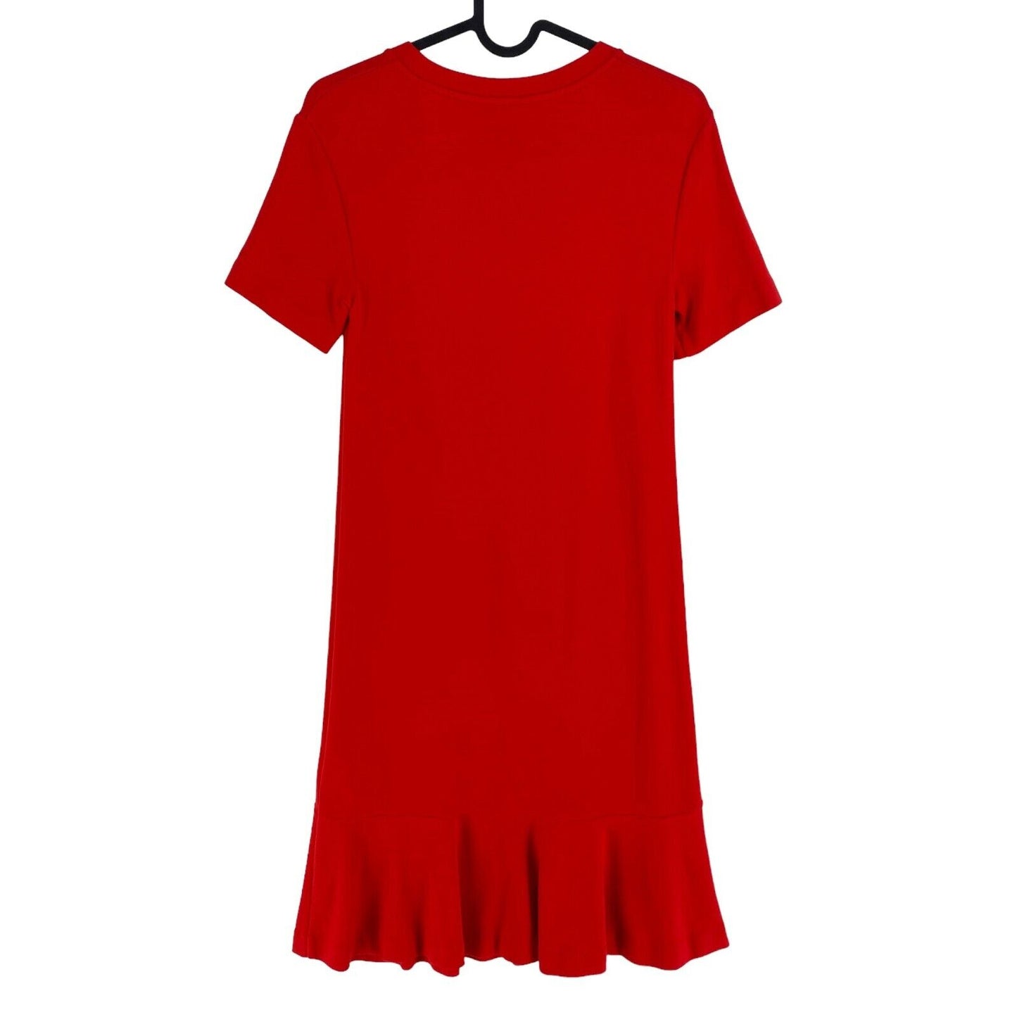 GANT Women Red Short Sleeves Jersey Sheath Dress Size XS