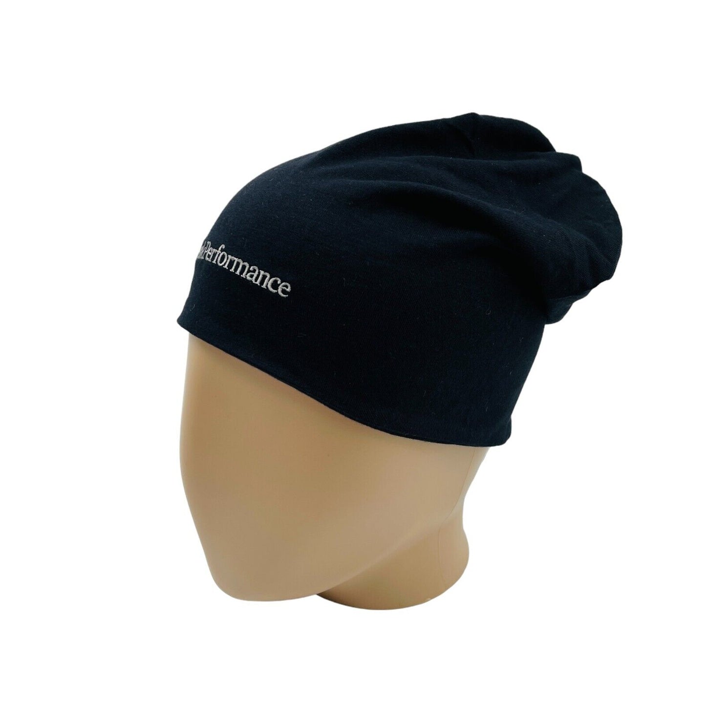 Peak Performance Black 100% Cotton Progress Beanie Hat Size L XL