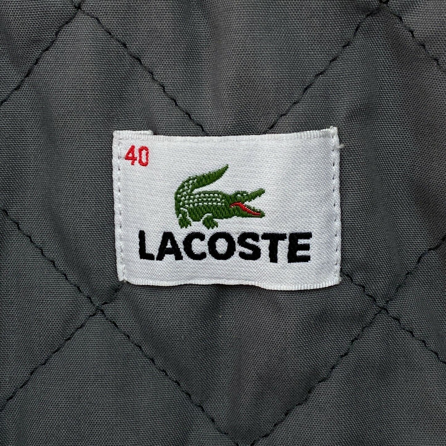 LACOSTE Beige Cotton Blend Jacket Size EU 40 UK 12 US 10