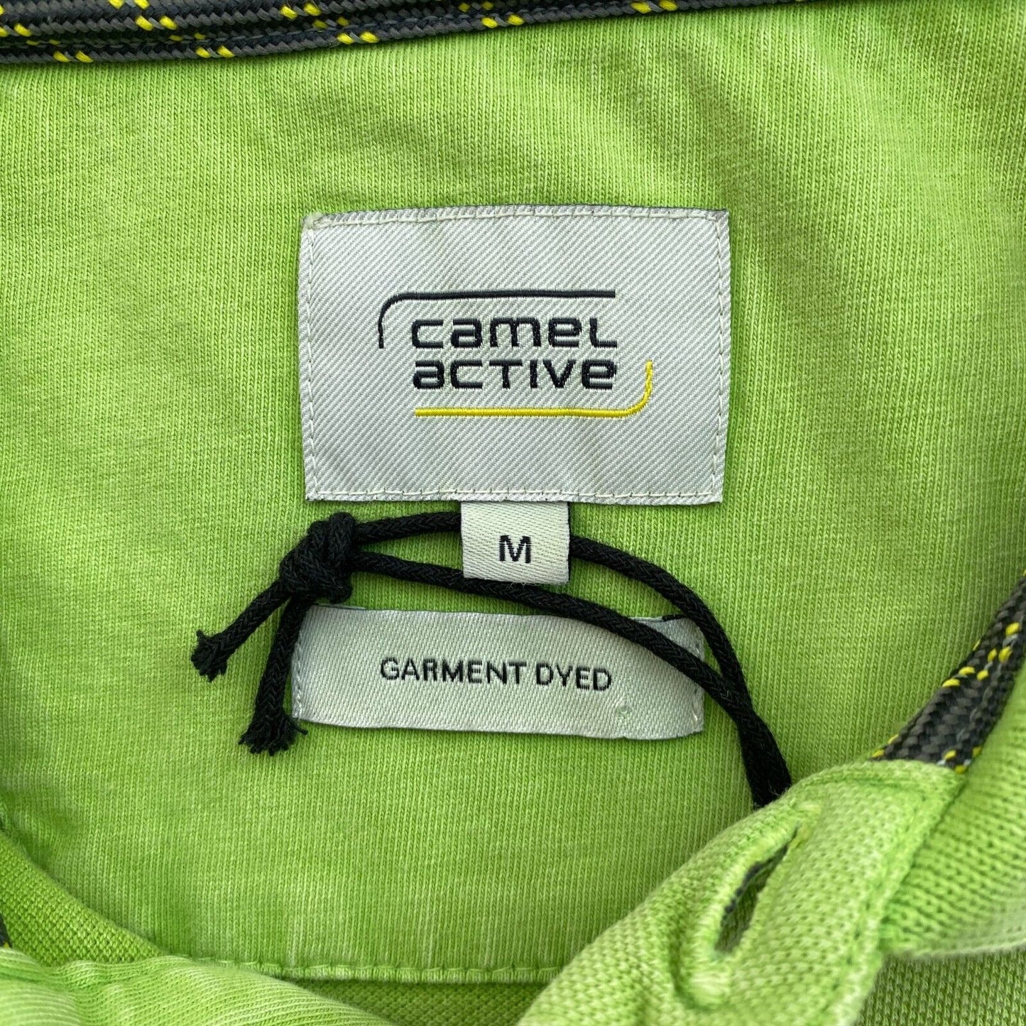 Camel Active Light Green Logo Pique Polo Shirt Size M