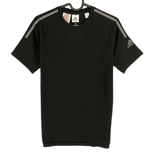 Adidas Climacool Youth Boys Black Crew Neck T Shirt Size 11 - 12 Years