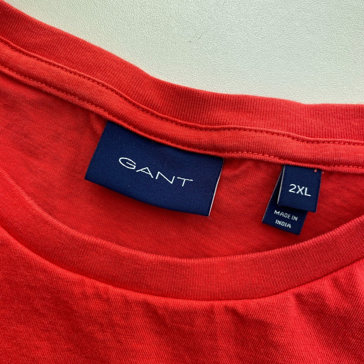 GANT Pinkish Red Original Crew Neck T-Shirt Size 2XL XXL