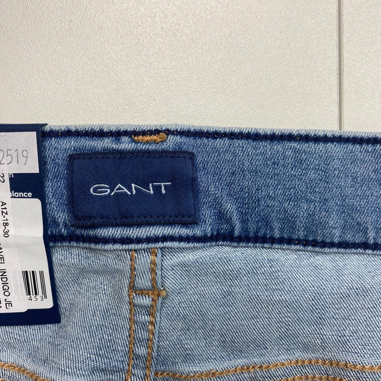 GANT NELLA Damen Hellblaue Röhrenjeans Größe S