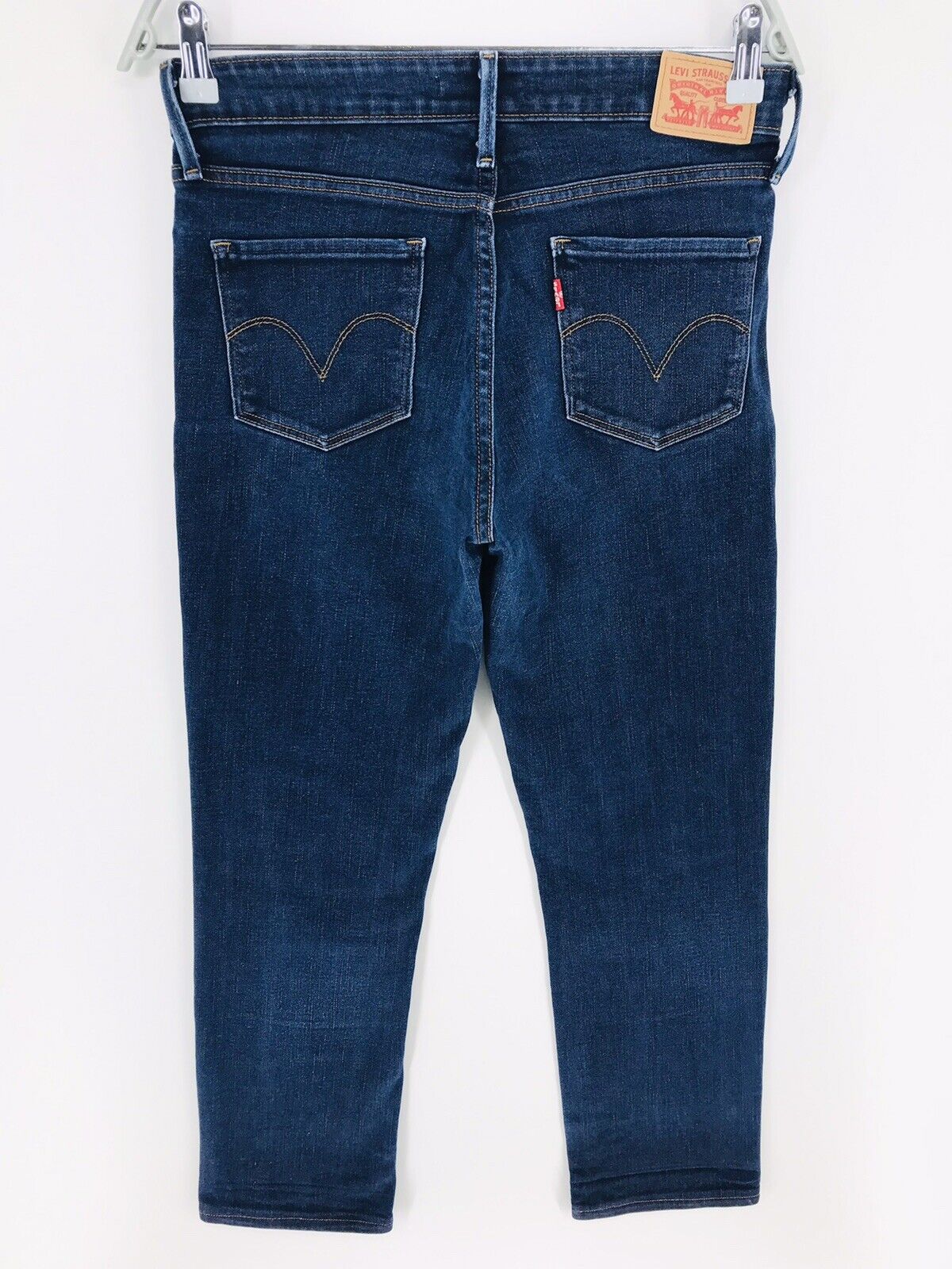 Levi's Jean skinny taille moyenne bleu foncé pour femme 4 M / W27 L29