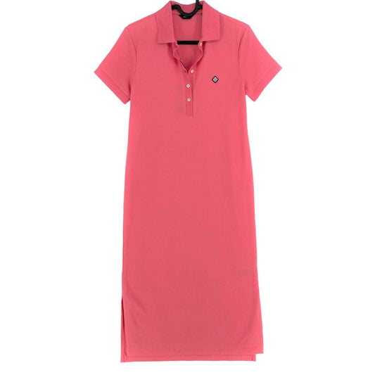 GANT Pink Pique Polo Shirt Dress Size XS