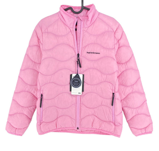 Girls Peak Performance Pink HELIUM Down Puffer Jacket Size 160 cm