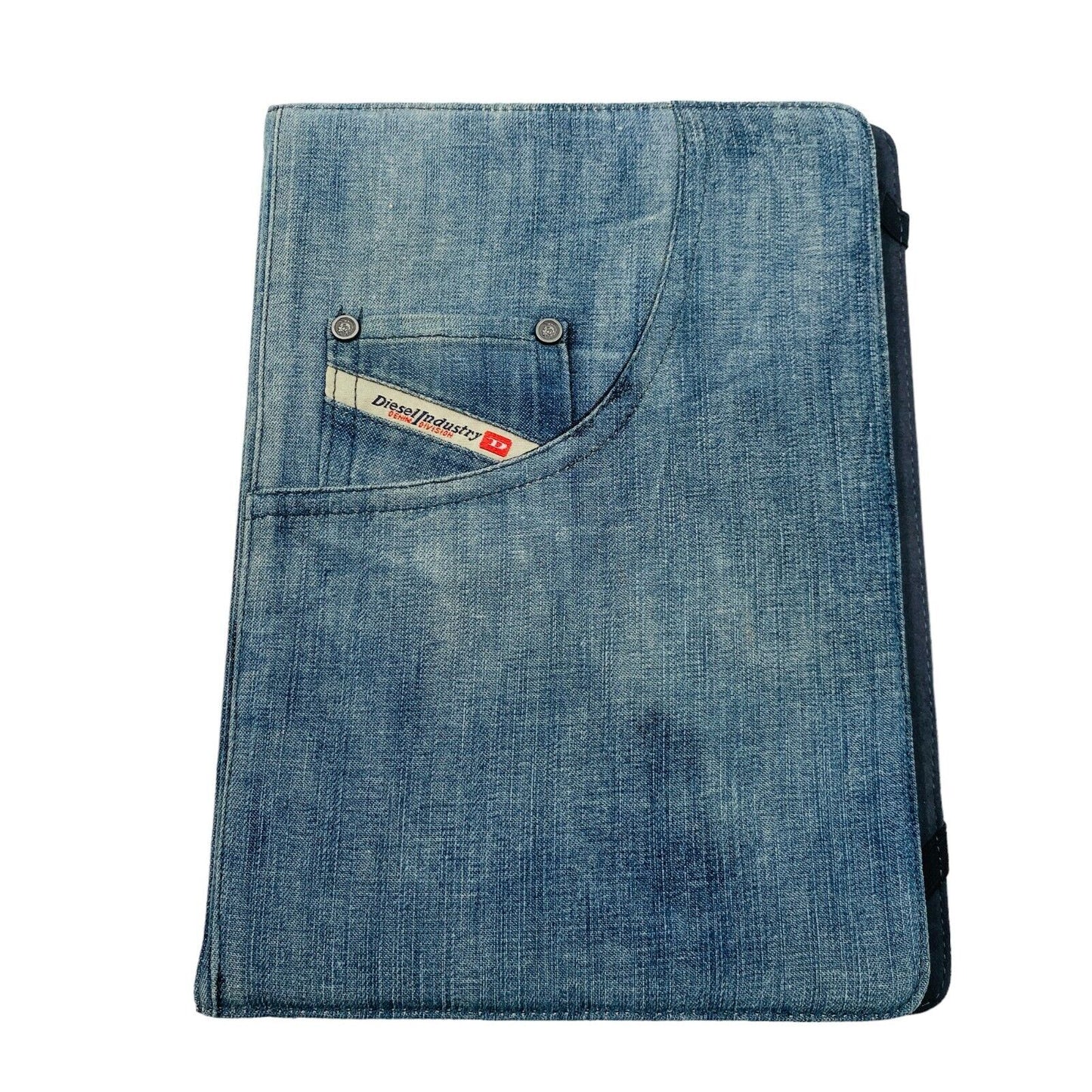 DIESEL Blue Denim Jeans Foldable Tablet Stand Case