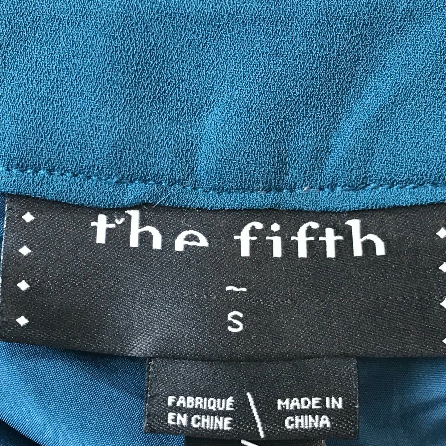 THE FIFTH LABEL Damen Blau Lockere Hose mit weitem Bein Größe S W30