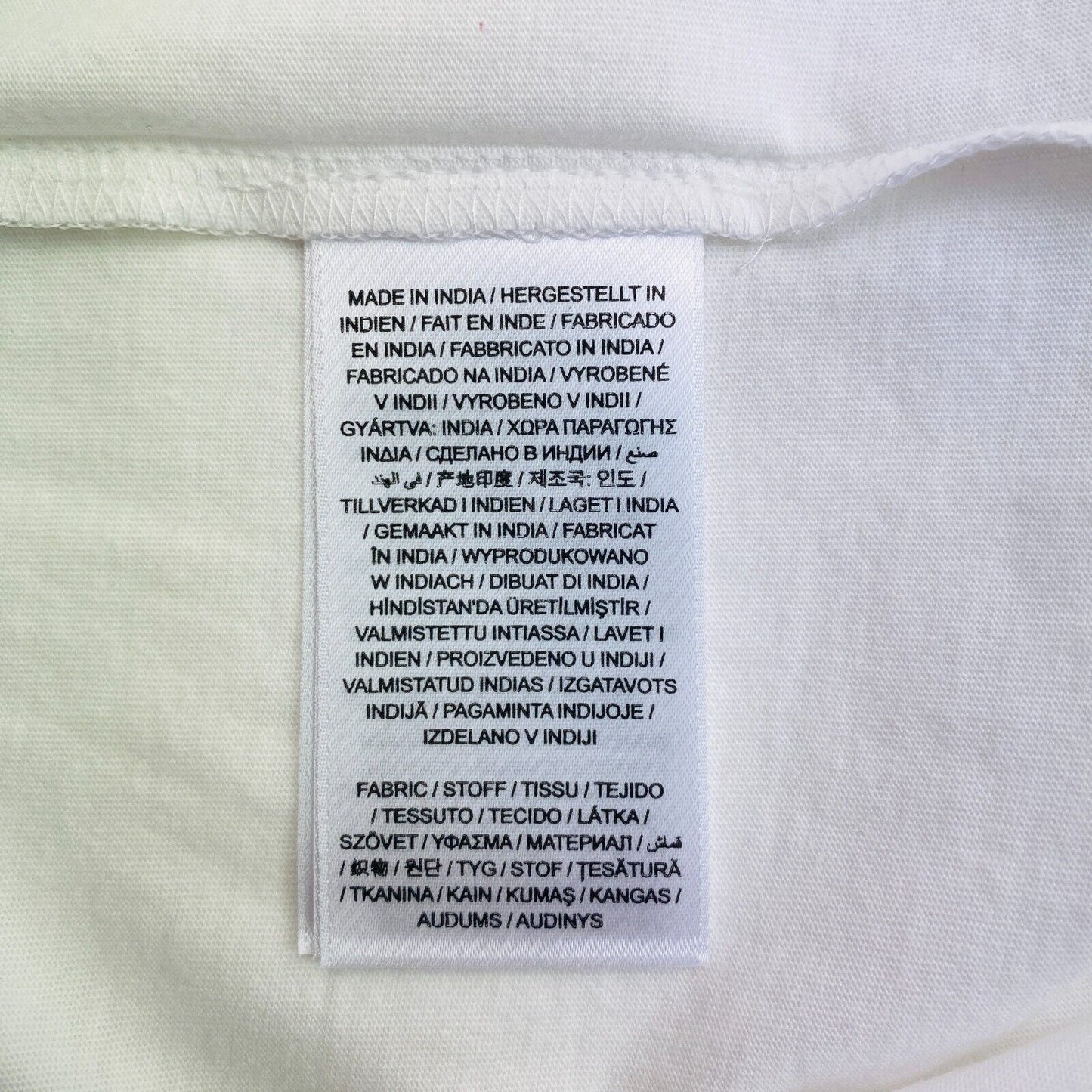 GANT Men White Tonal Archive Shield Crew Neck Short Sleeve T Shirt Size M