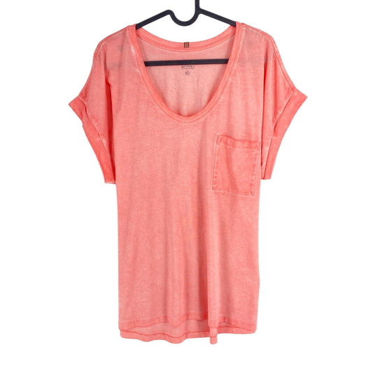 CAMEL ACTIVE Pink V Neck SS T Shirt Top Size XL