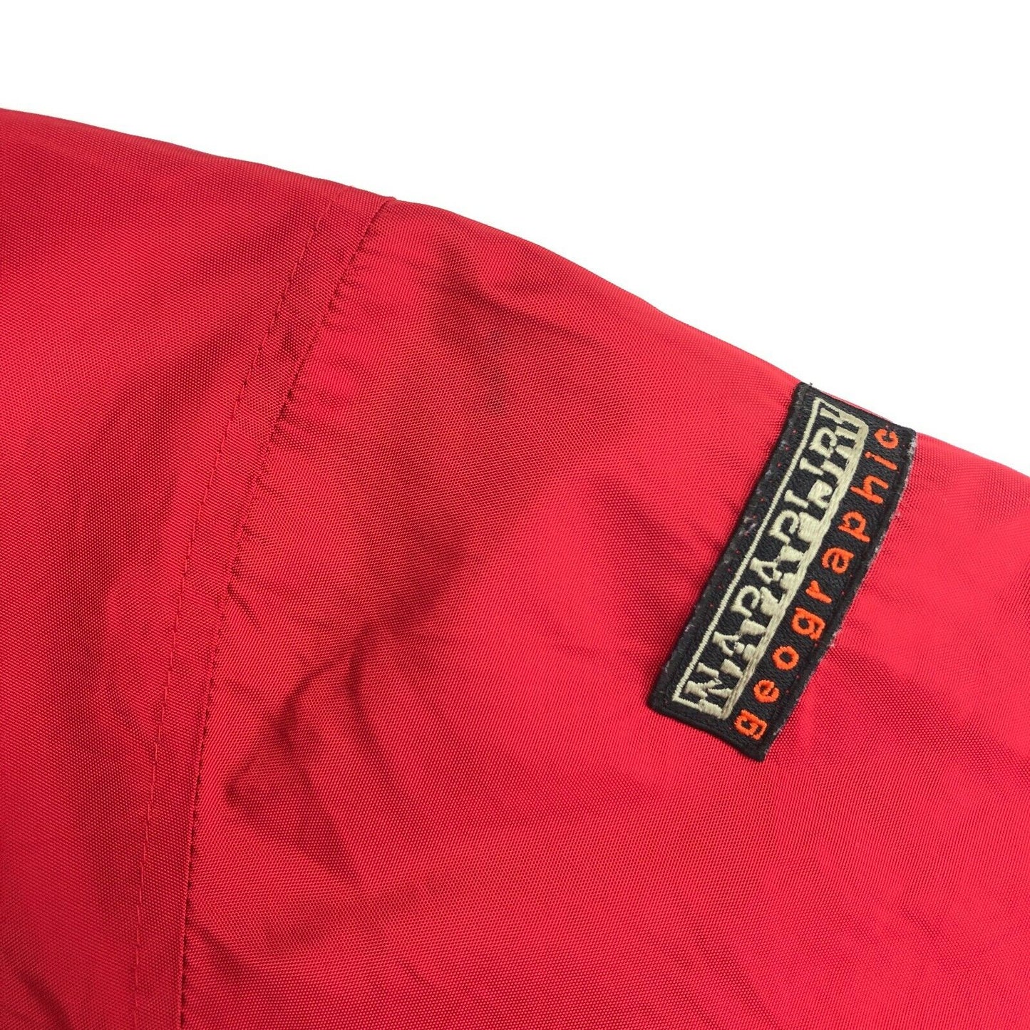 NAPAPIJRI Red Windbreaker Coat Jacket Size M