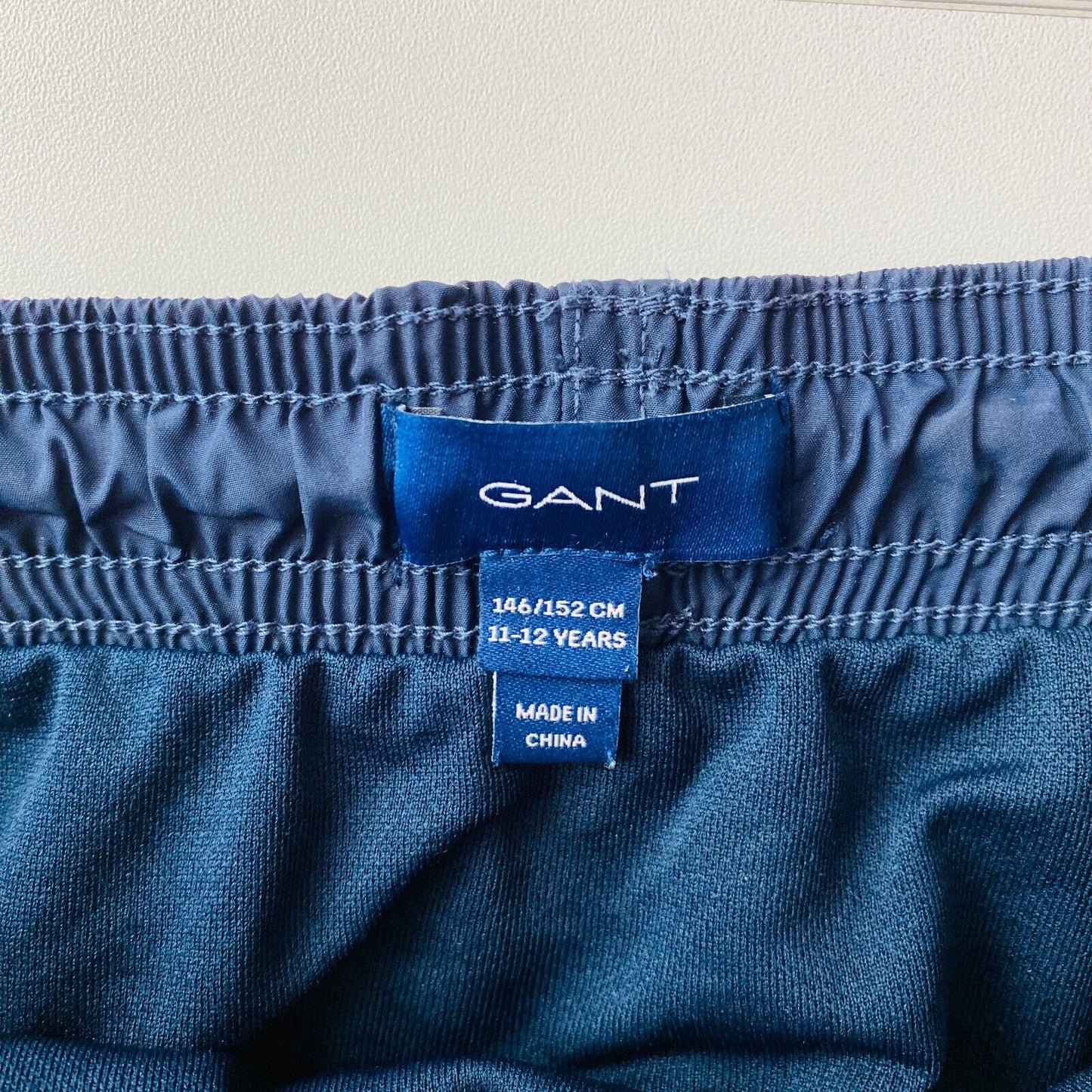 GANT Boys Blue Swimwear Regular Fit Swim Bottoms Shorts 146/152 cm 11-12 Years