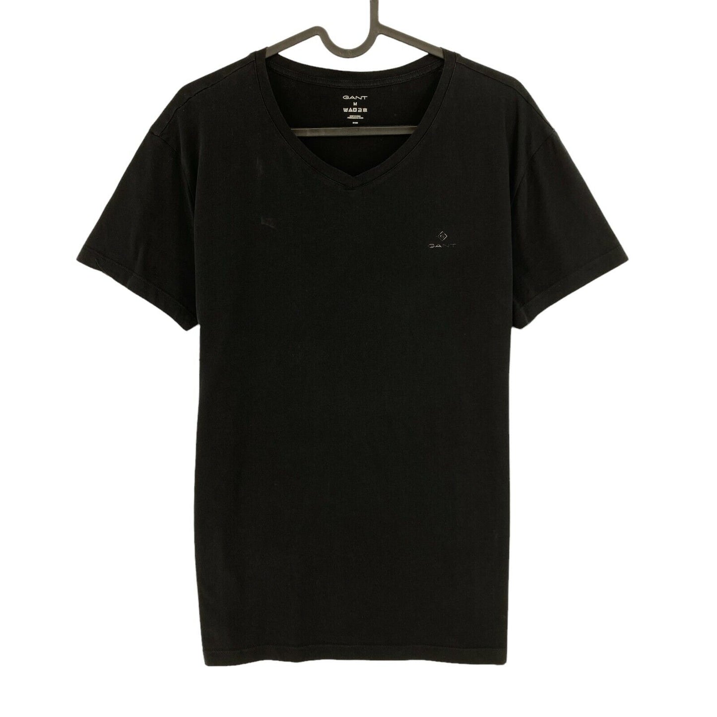 GANT Black V Neck T Shirt Size M