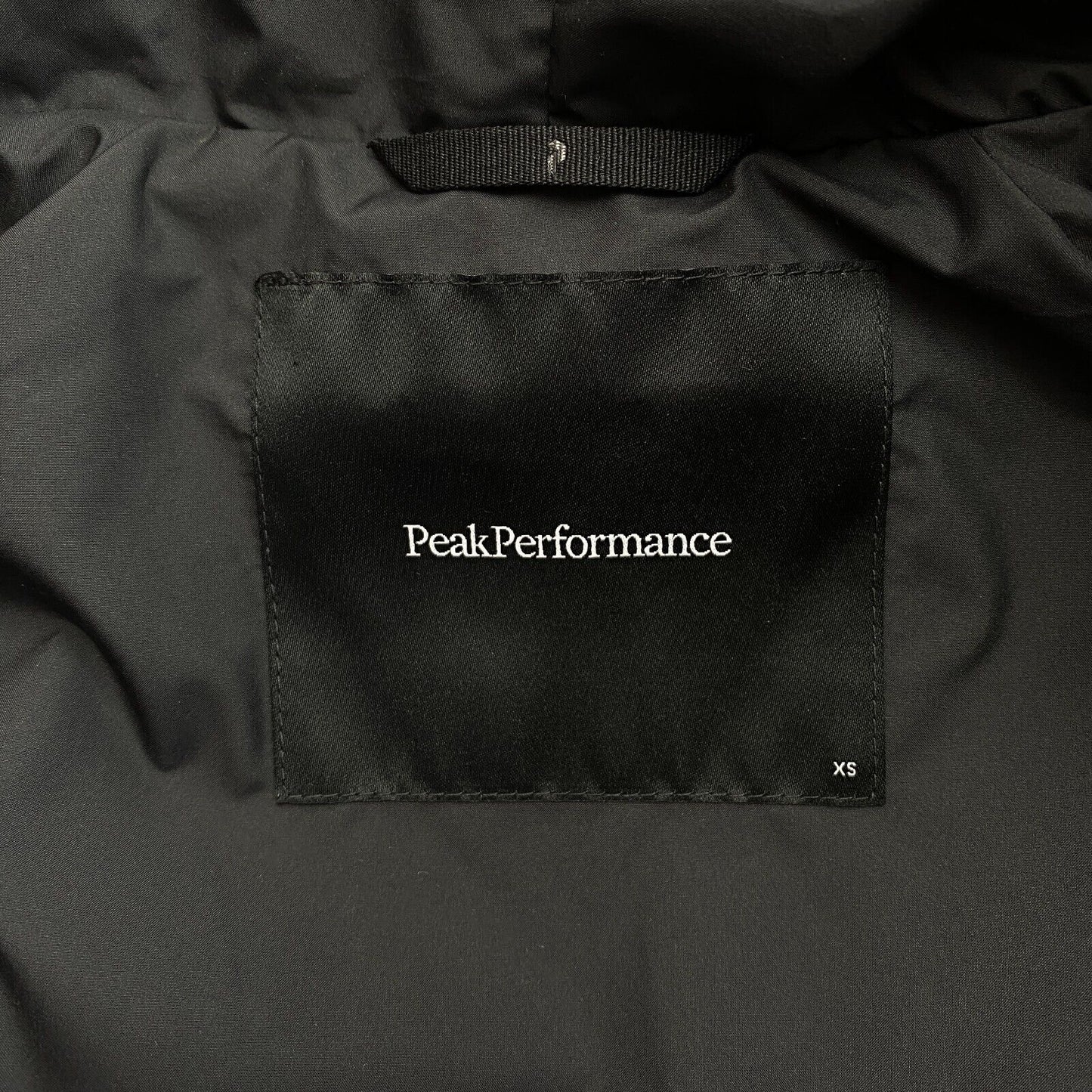 Peak Performance Women Black STELLA SUMMER Hooded Jacket Coat Size XS