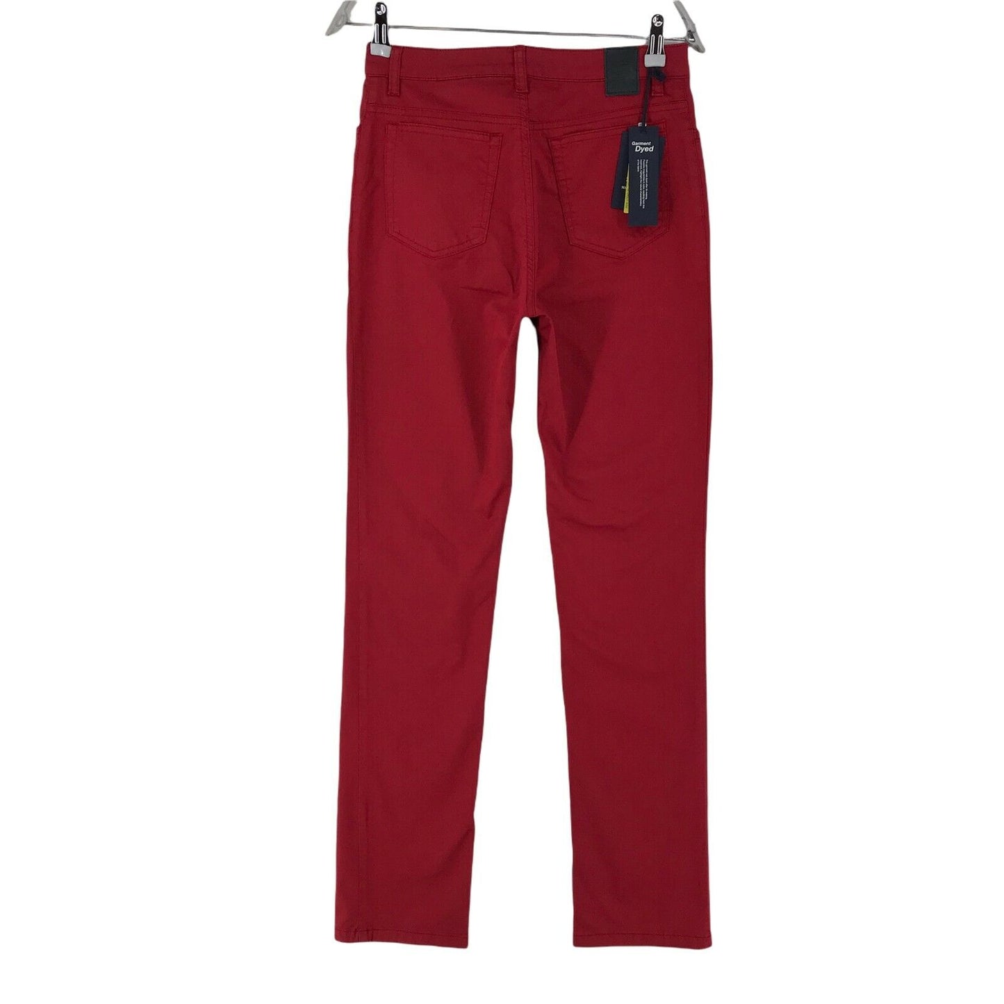 MARINA YACHTING Pantalon Chino Coupe Regular Femme Rouge Taille W28