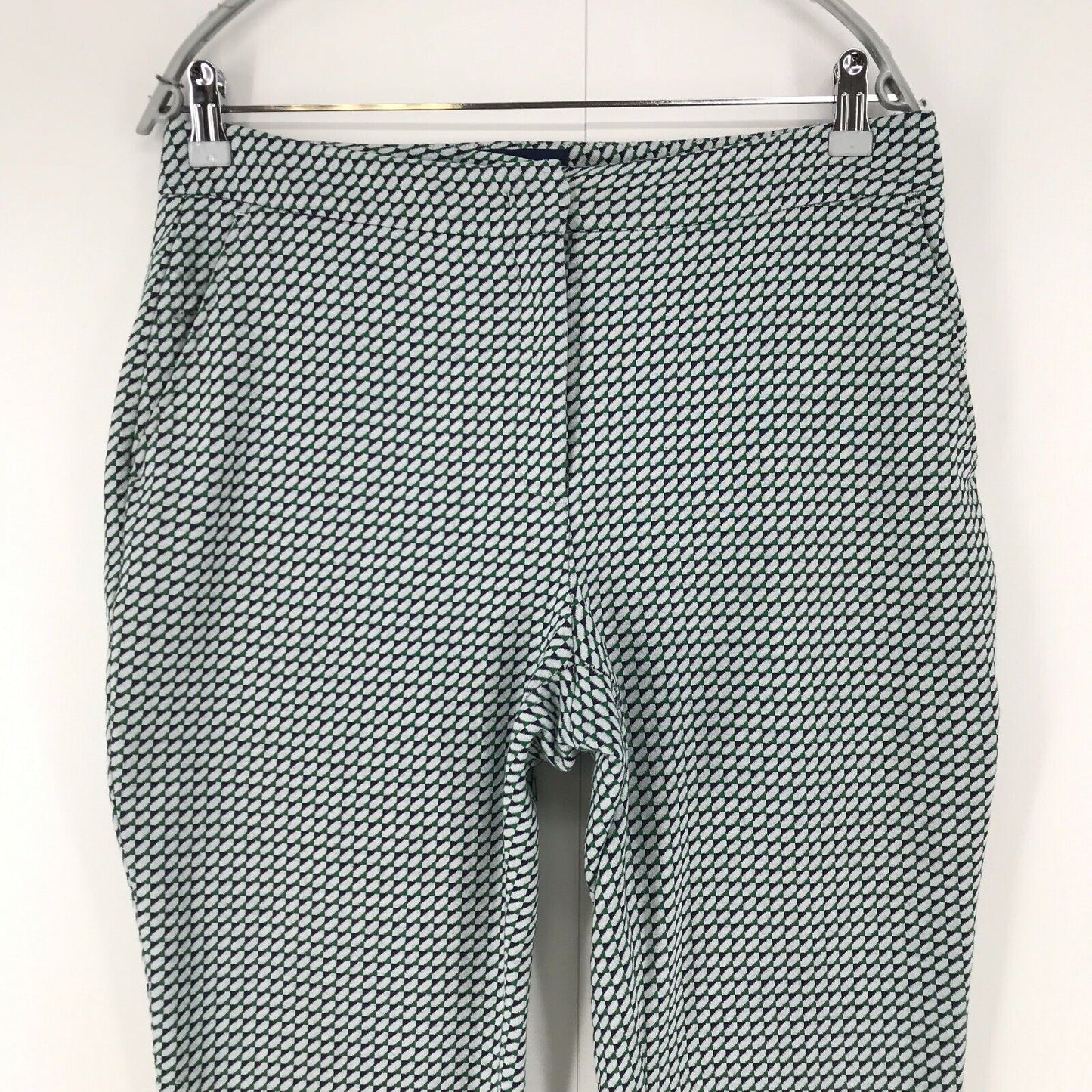 GANT Women Multicoloured Regular Fit Check Trousers Size EU 40 UK 12 US 10 W32