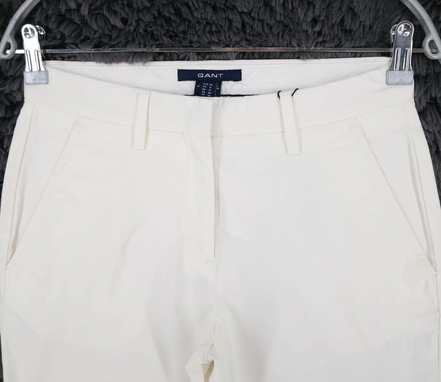 GANT White Satin Bermuda Shorts Size EU 34 UK 8 US 4