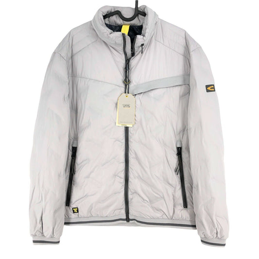 Prix ​​conseillé 204 € CAMEL ACTIVE Gris Léger Bomber Jacket Manteau Taille EU 50 UK/US 40