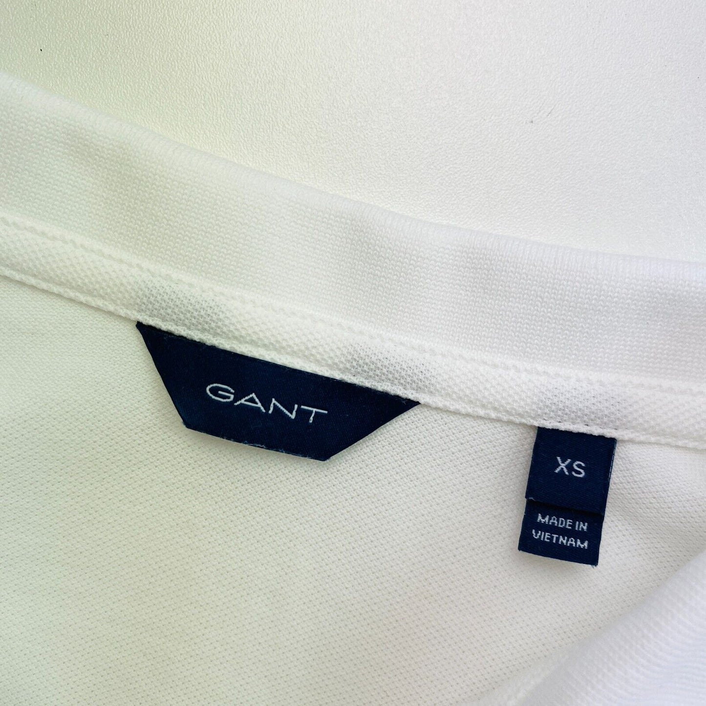 GANT Weißes Original-Piqué-Poloshirt, Größe XS