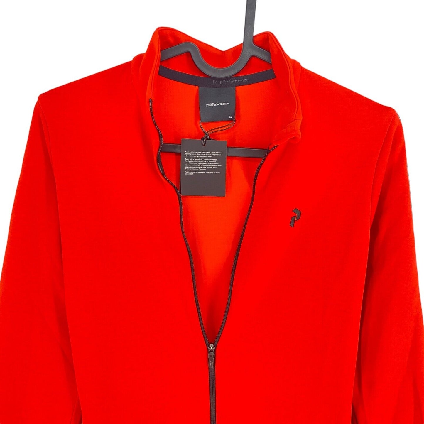 Peak Performance Women Red Turf Zip Jacket Size XS