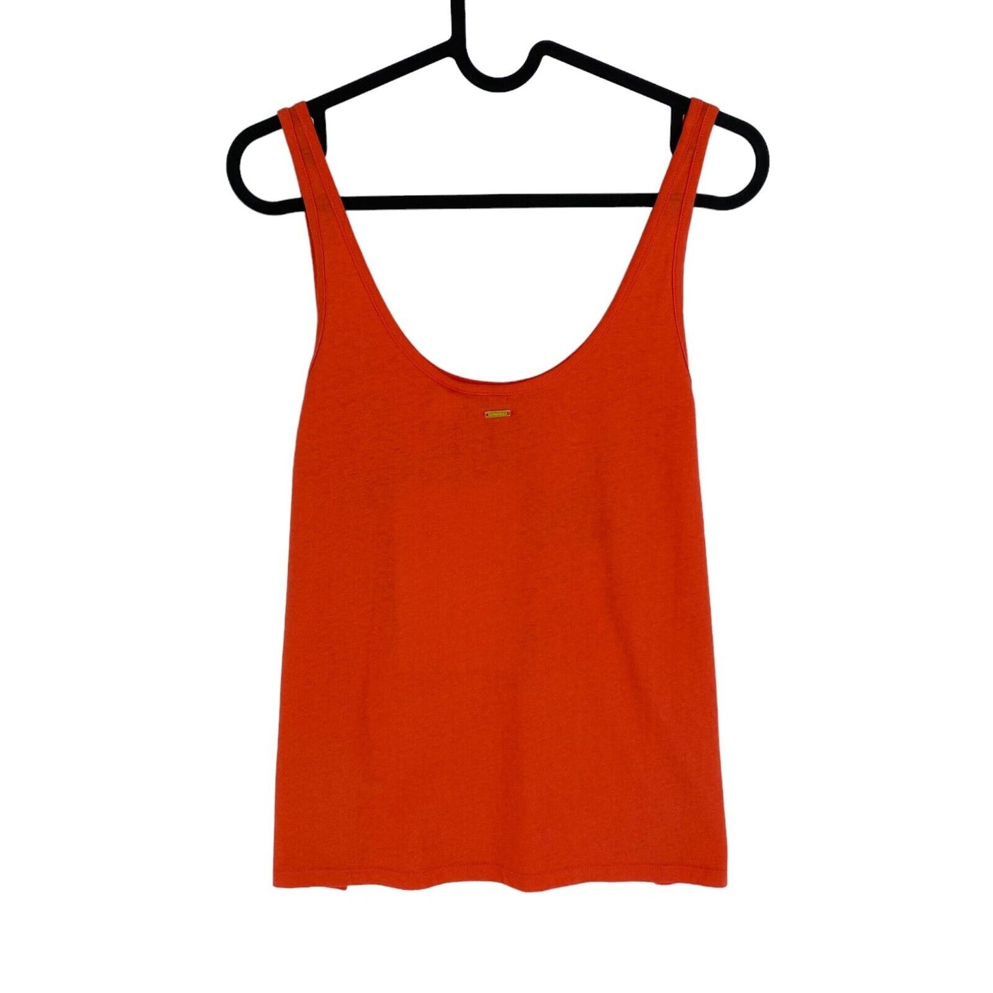 O`Neill Women Orange Print Tank Top Size L