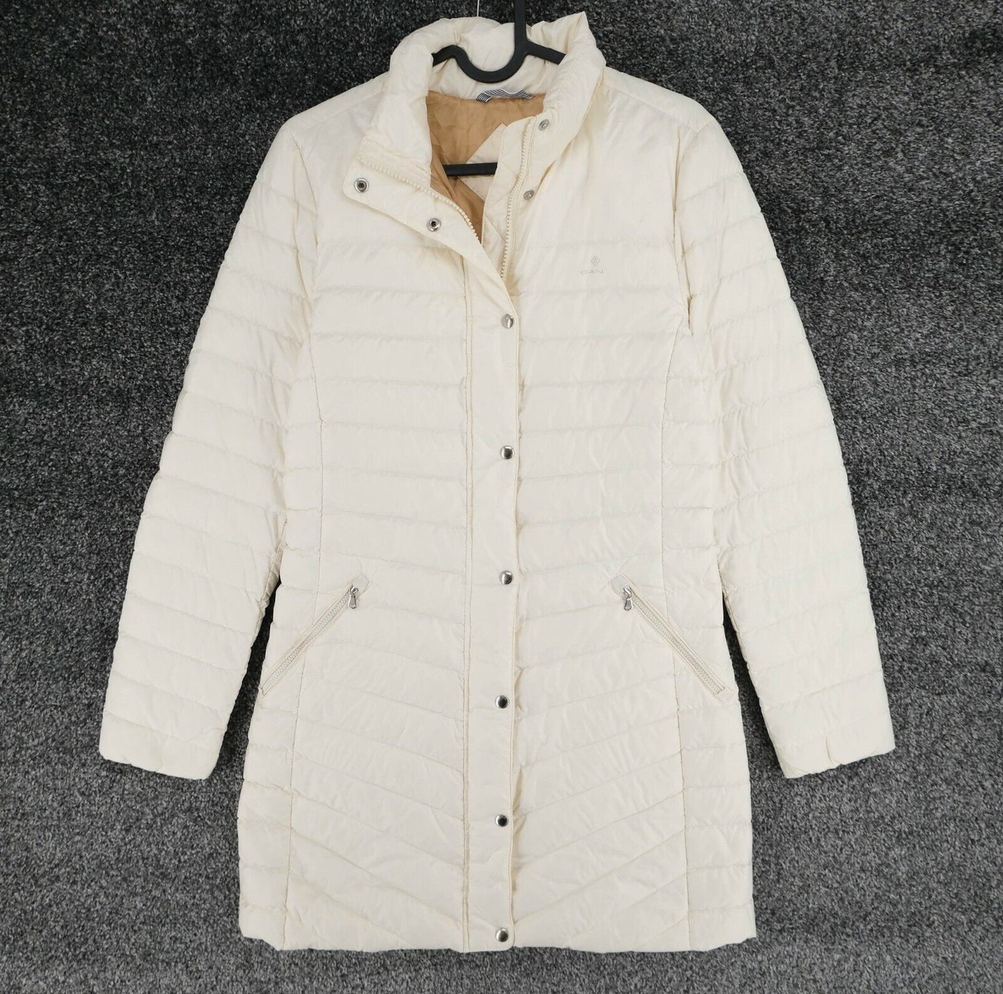 GANT White Puffer Down Fill Coat Size XS