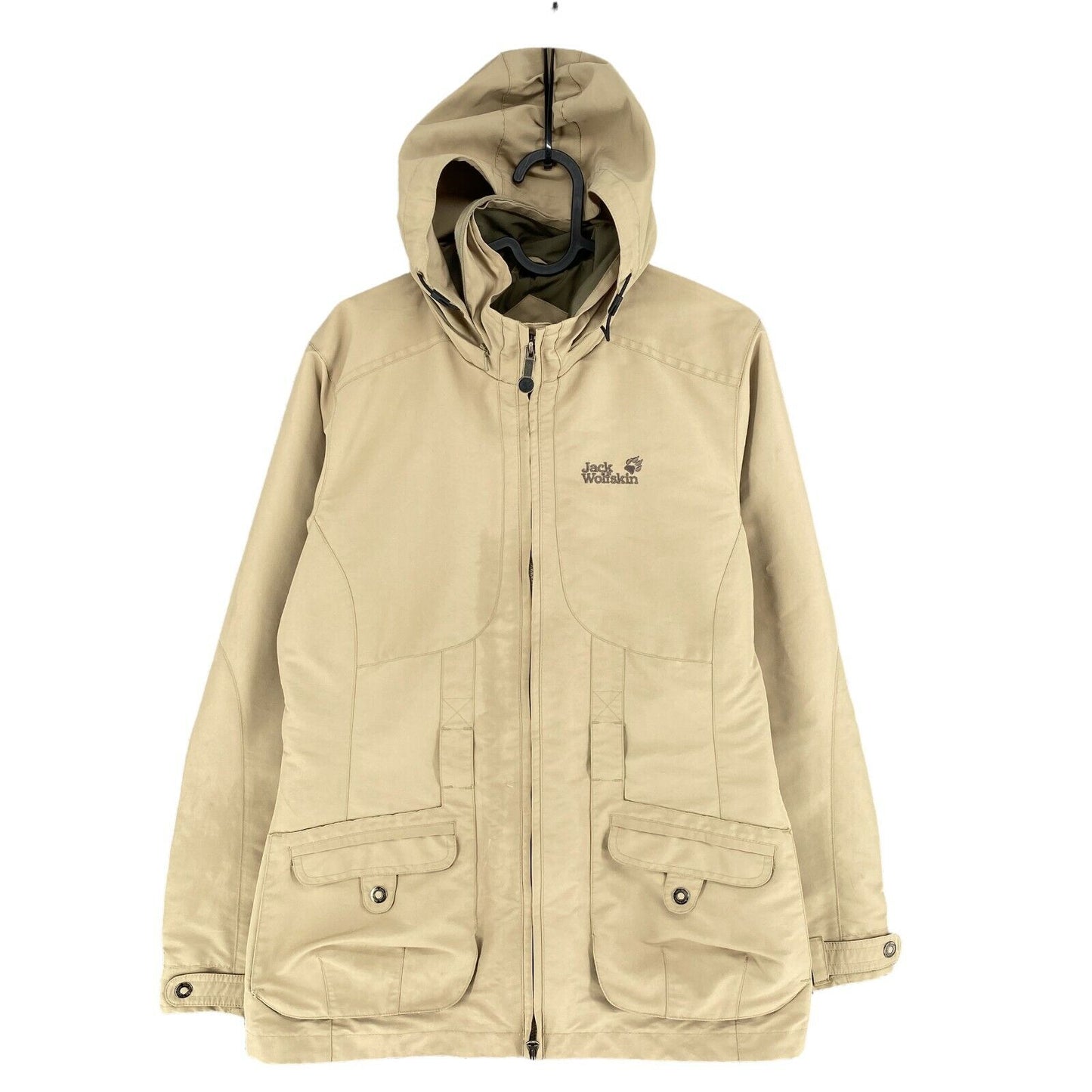 Jack Wolfskin Beige Hooded Jacket Size M