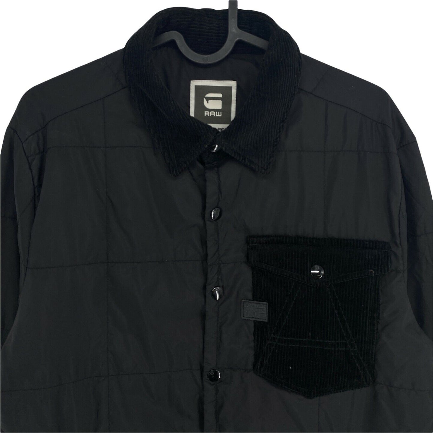 G-STAR RAW Black Padded Jacket Coat Size L