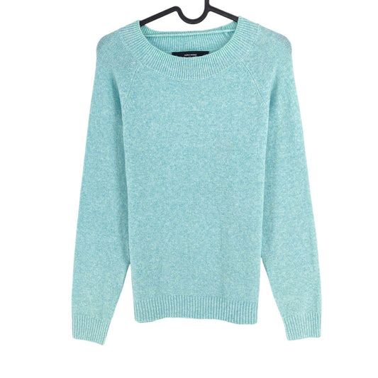 VERO MODA Women Light Blue Crew Neck Long Sweater Jumper Size S