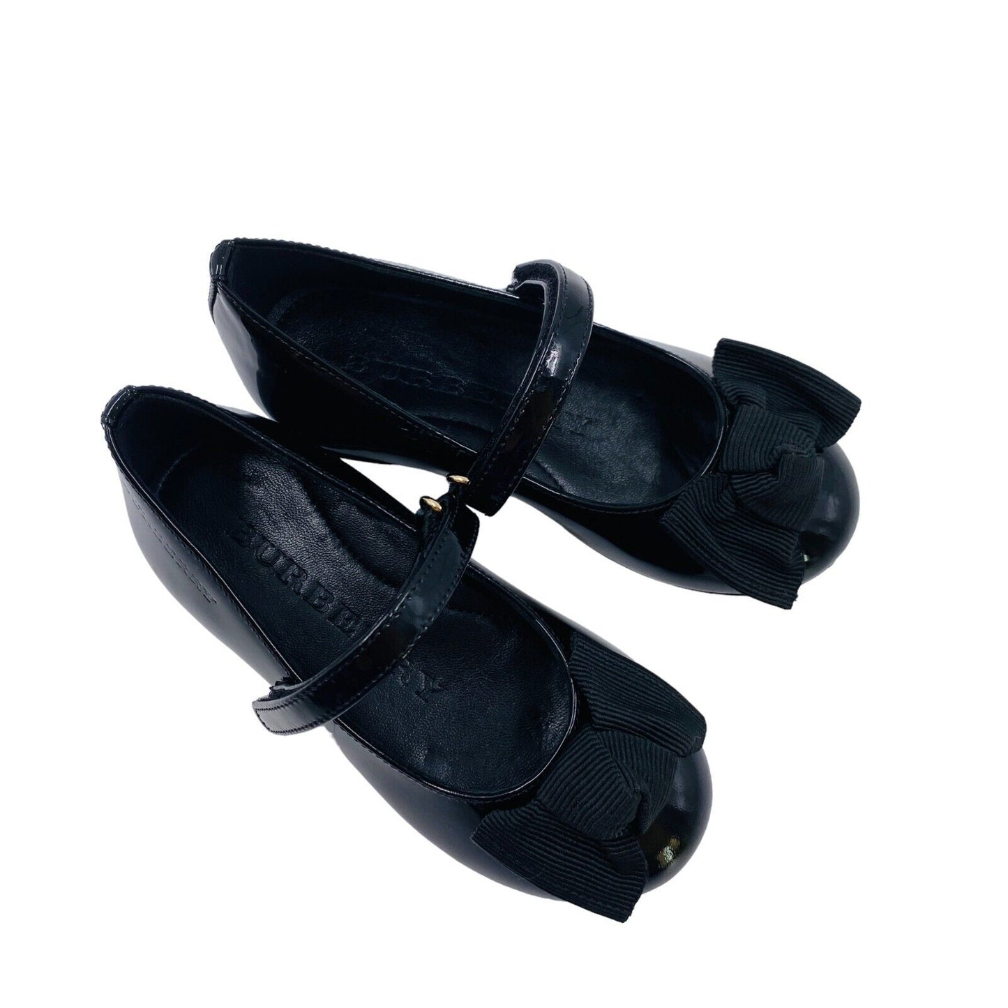 BURBERRY Schwarze Ballerinas aus Lackleder „Trixie“ Größe EU 25 UK 8 US 9