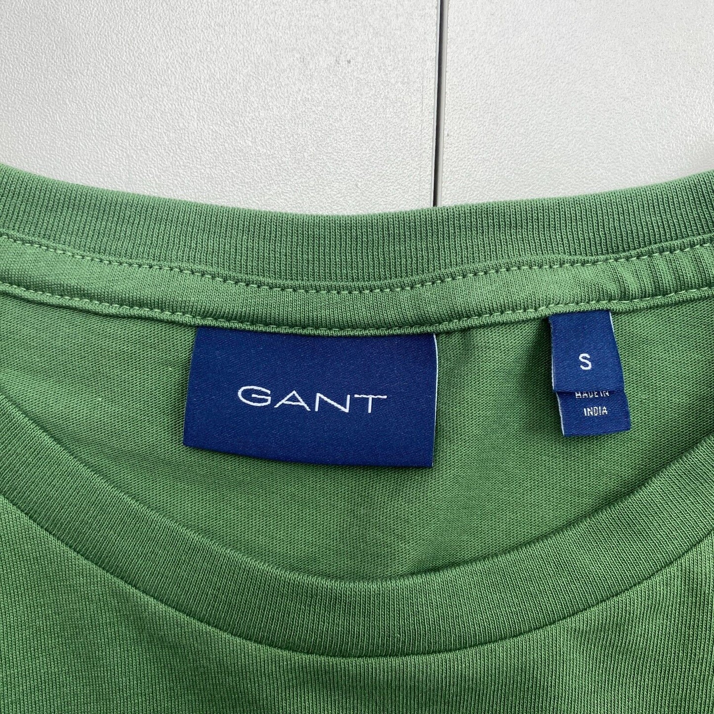 GANT Men Dark Green Original Crew Neck Short Sleeves T Shirt Size S