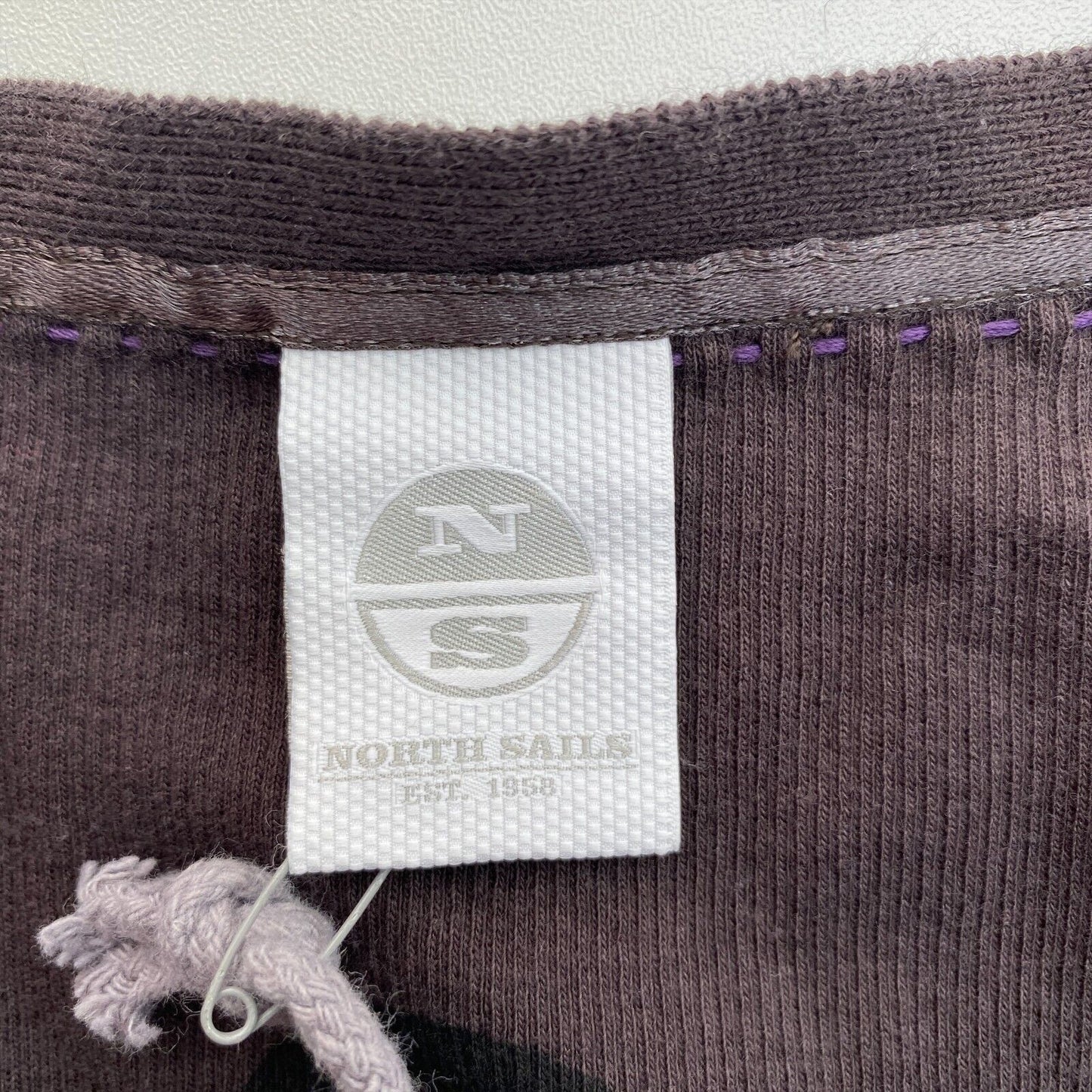 NORTH SAILS – Langes, ärmelloses Tanktop mit Rundhalsausschnitt, Braun, Größe S