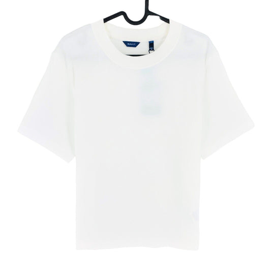 GANT White Essentials Crew Neck SS T Shirt Size S