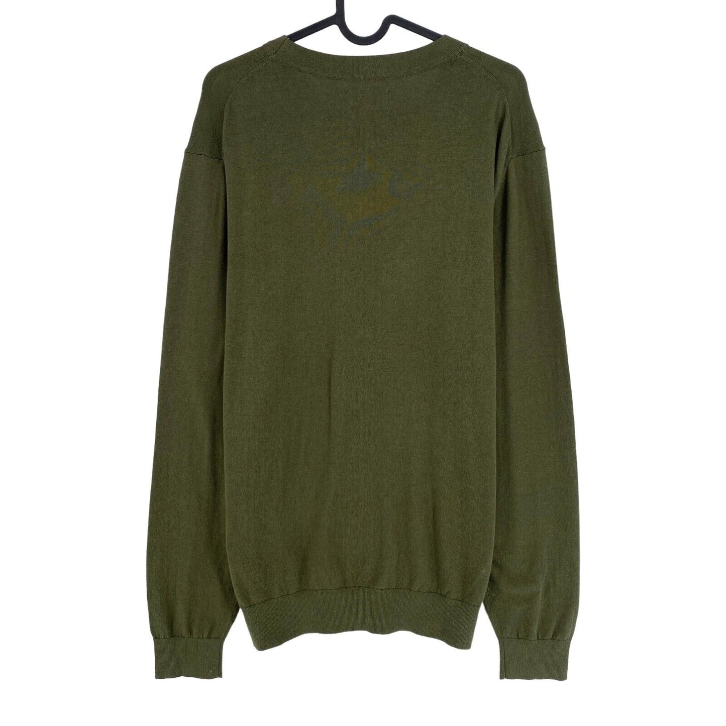 GANT Dark Green Cotton Cashmere Crew Neck Sweater Jumper Size XL